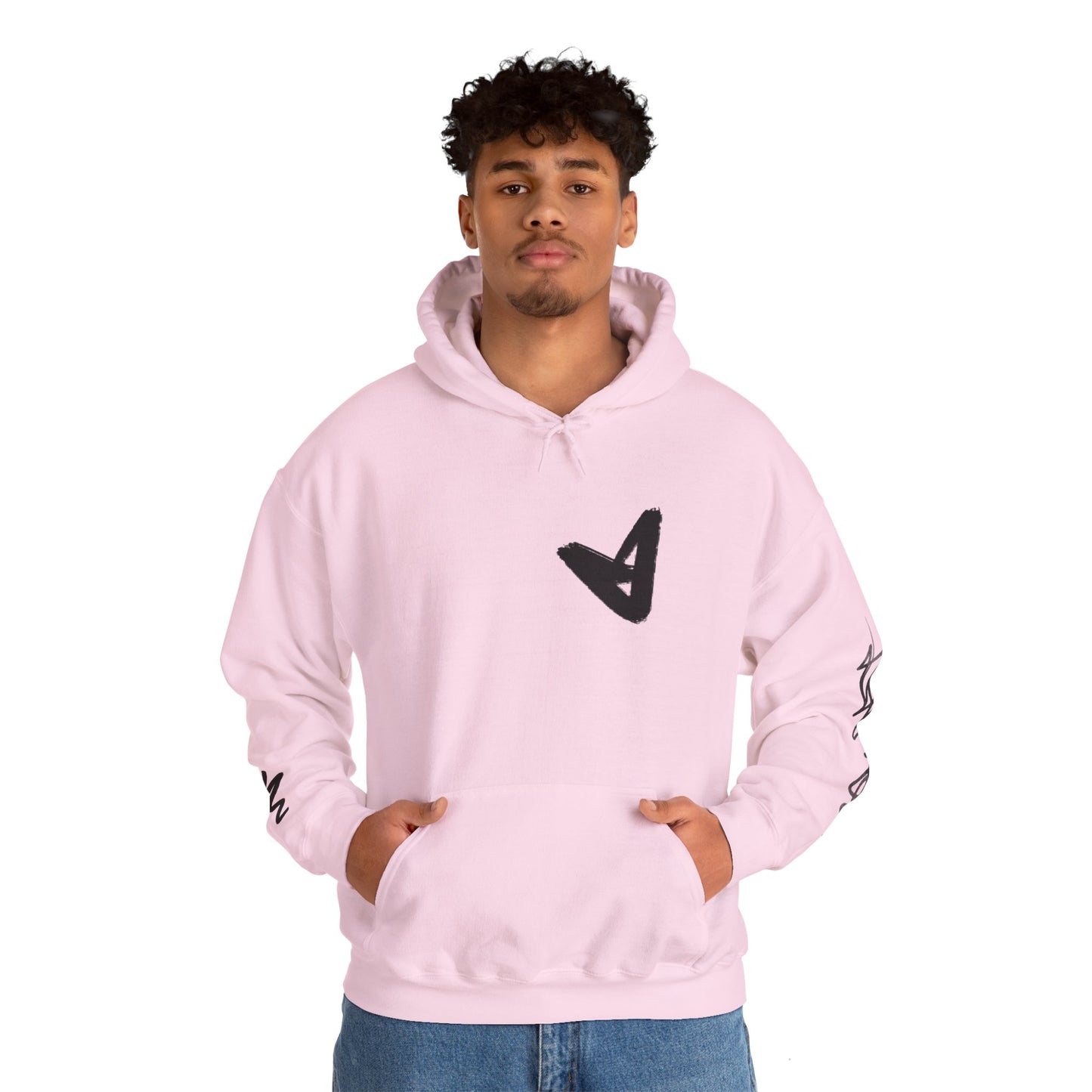 Black hart hoddie