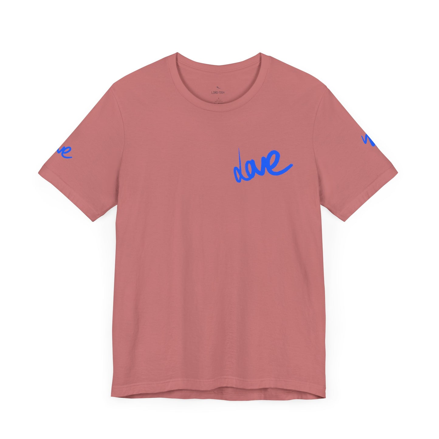 Casual Unisex Tee - Stylish 'dave' Graphic Short Sleeve Shirt