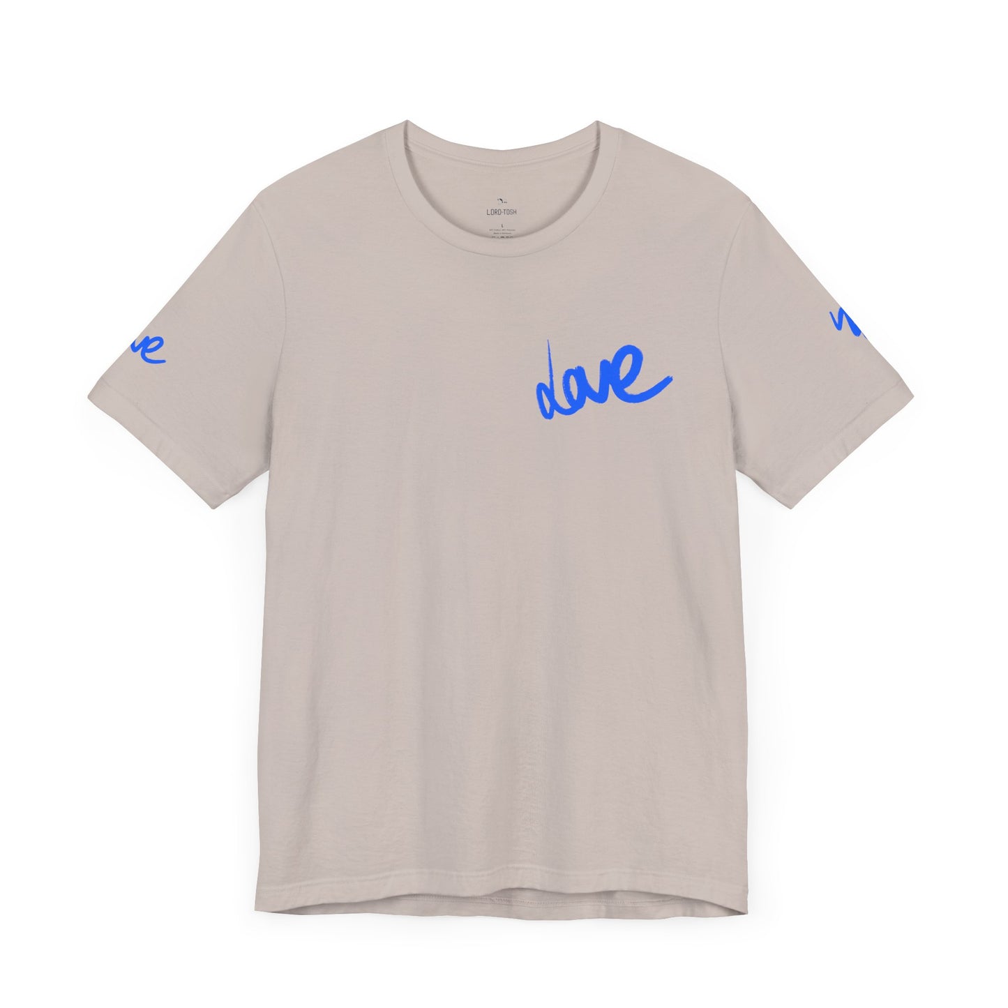 Casual Unisex Tee - Stylish 'dave' Graphic Short Sleeve Shirt