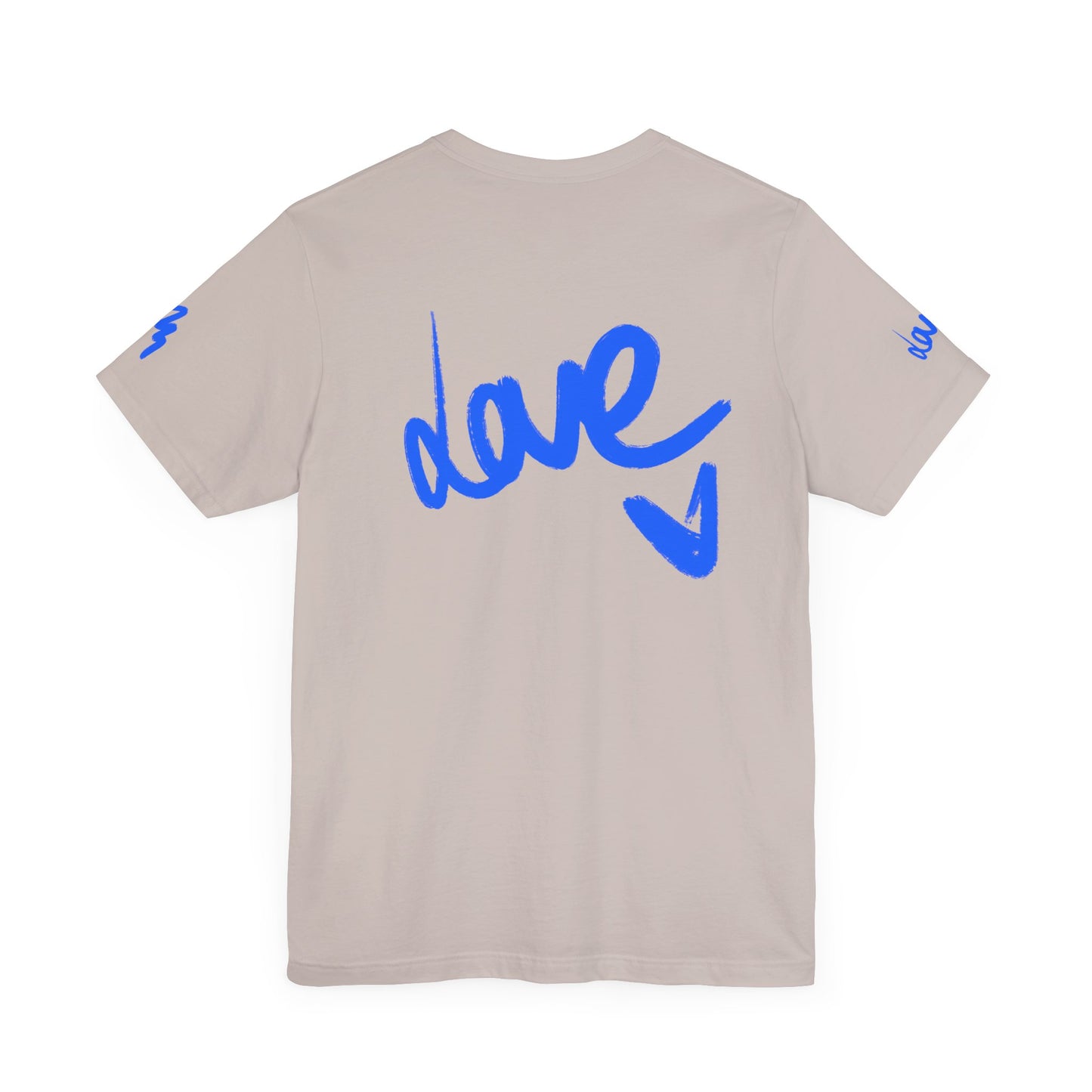 Casual Unisex Tee - Stylish 'dave' Graphic Short Sleeve Shirt