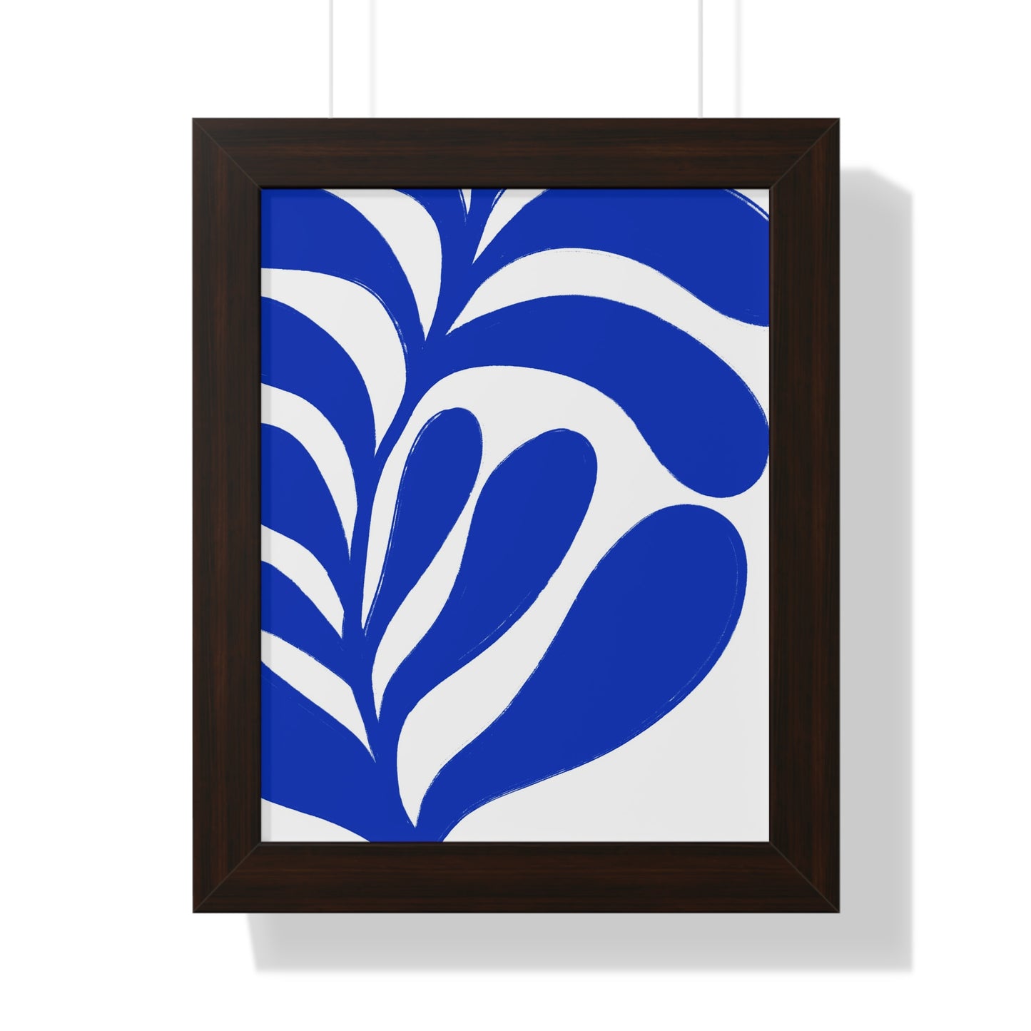 Botanical Blue Art Framed Poster
