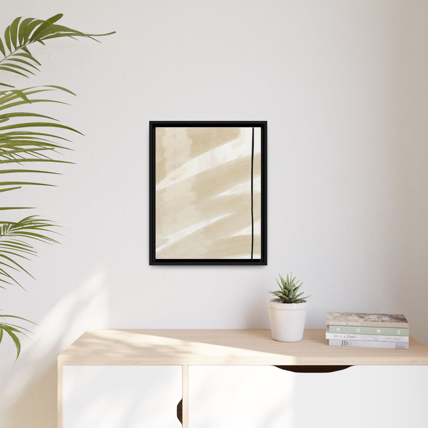 Modern Abstract Framed Canvas Art - Multi-color Wall Decor