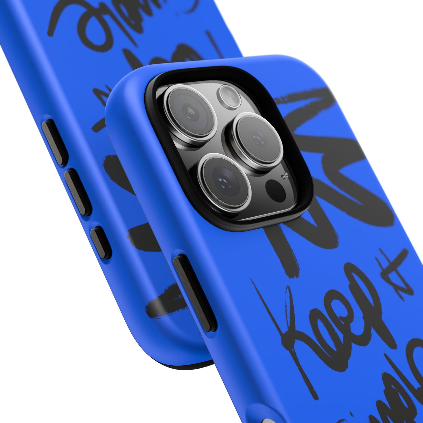 Stylish Phone Case - Keep It Simple Blue Design