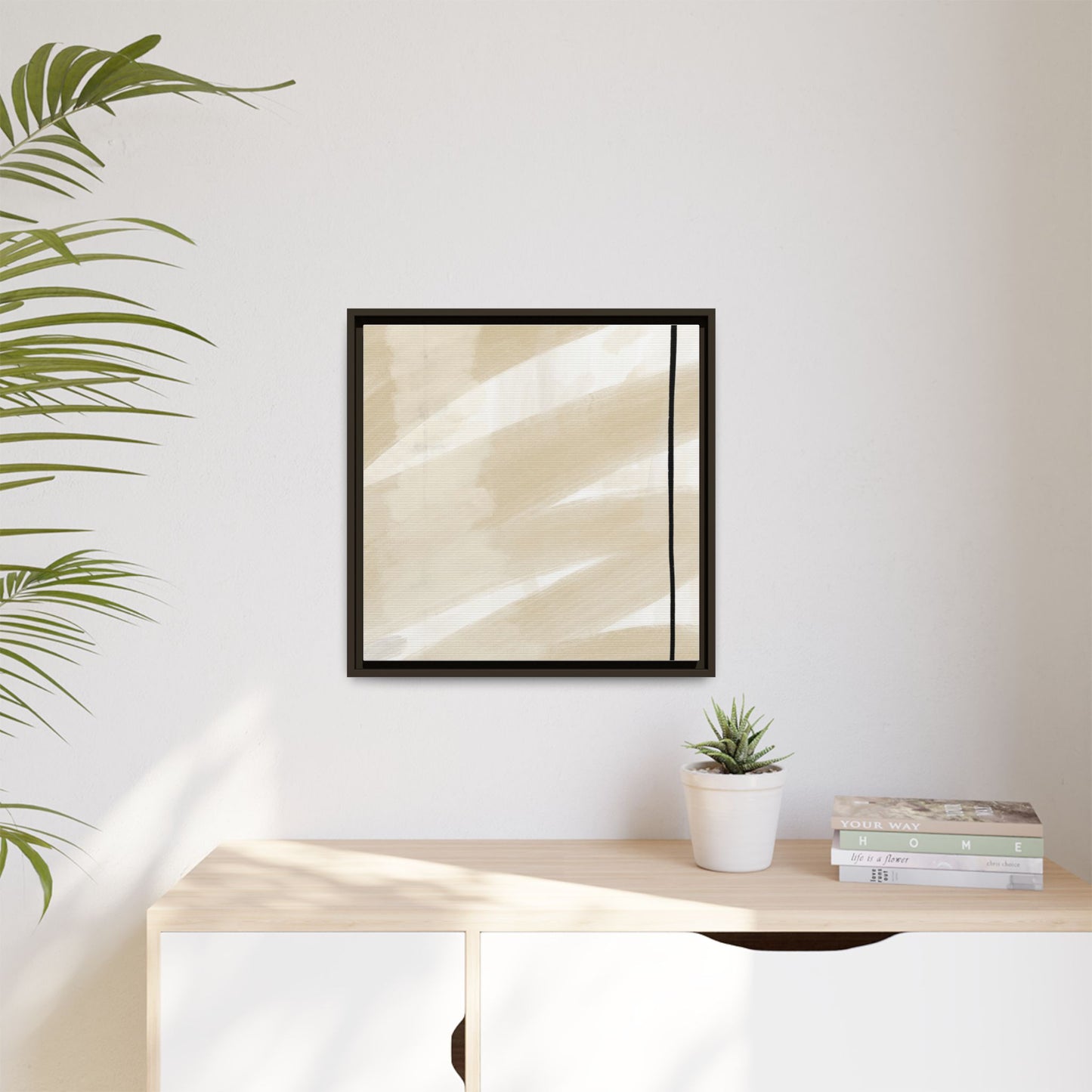 Modern Abstract Framed Canvas Art - Multi-color Wall Decor