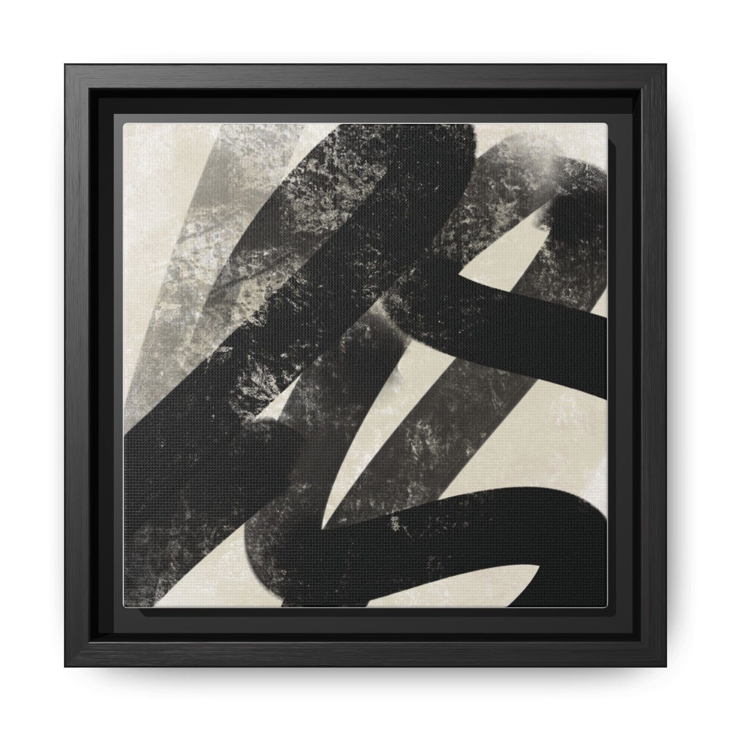 Modern Abstract Framed Canvas Art - Multi-Color Decorative Wall Decor