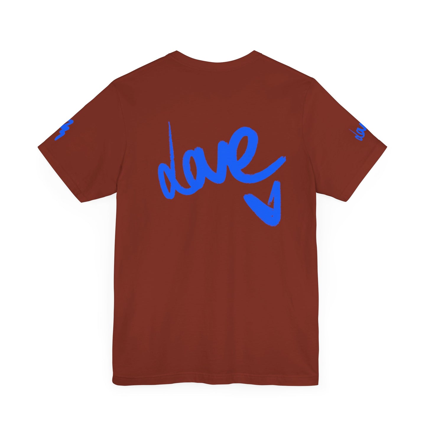 Casual Unisex Tee - Stylish 'dave' Graphic Short Sleeve Shirt