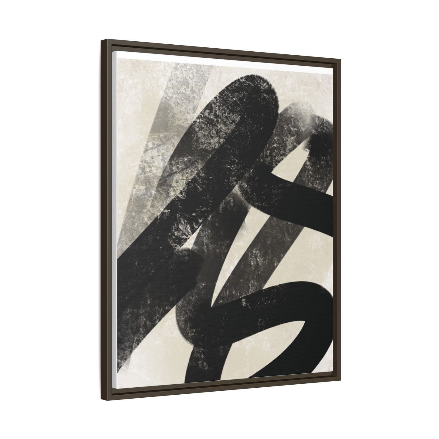Modern Abstract Framed Canvas Art - Multi-Color Decorative Wall Decor