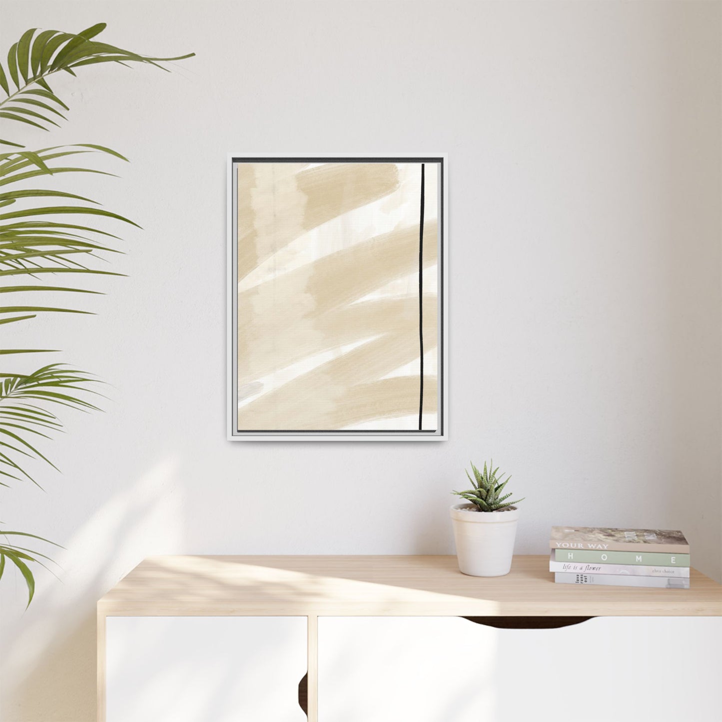 Modern Abstract Framed Canvas Art - Multi-color Wall Decor