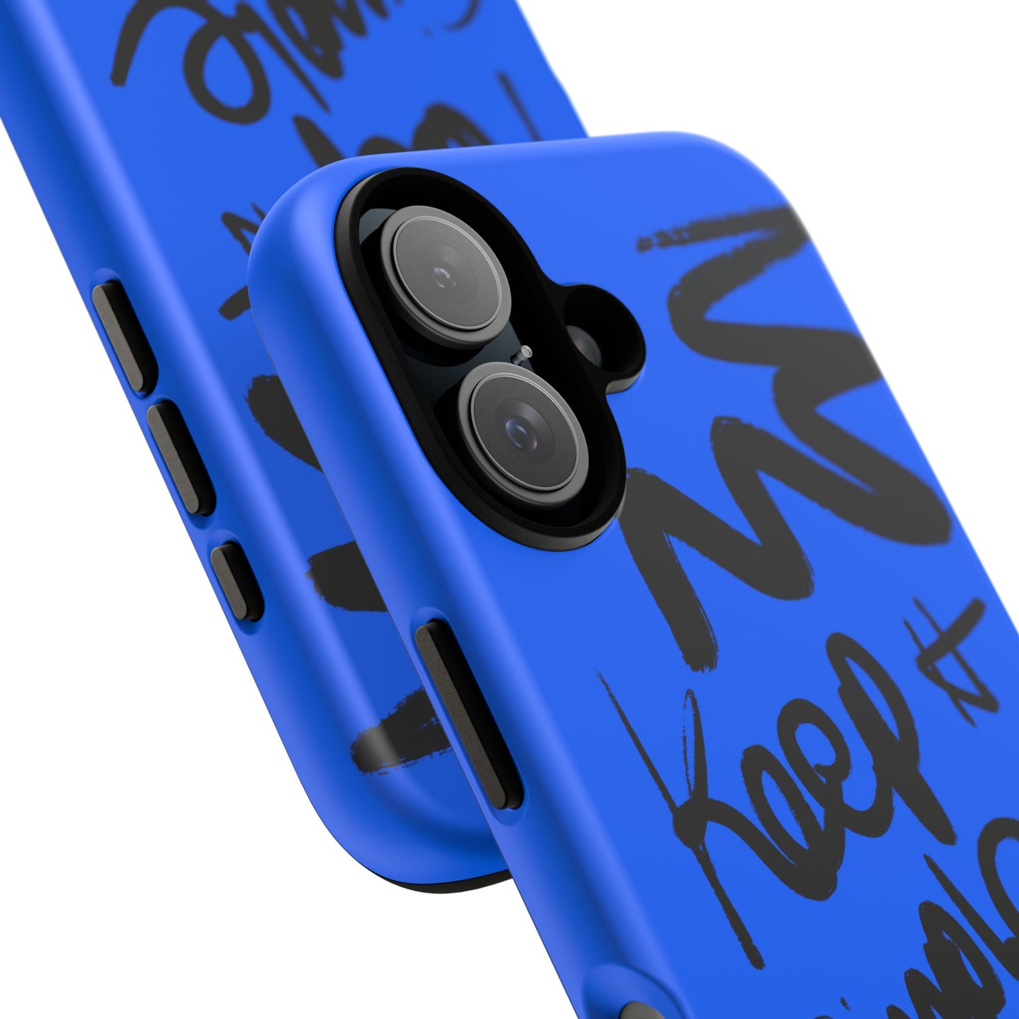 Stylish Phone Case - Keep It Simple Blue Design