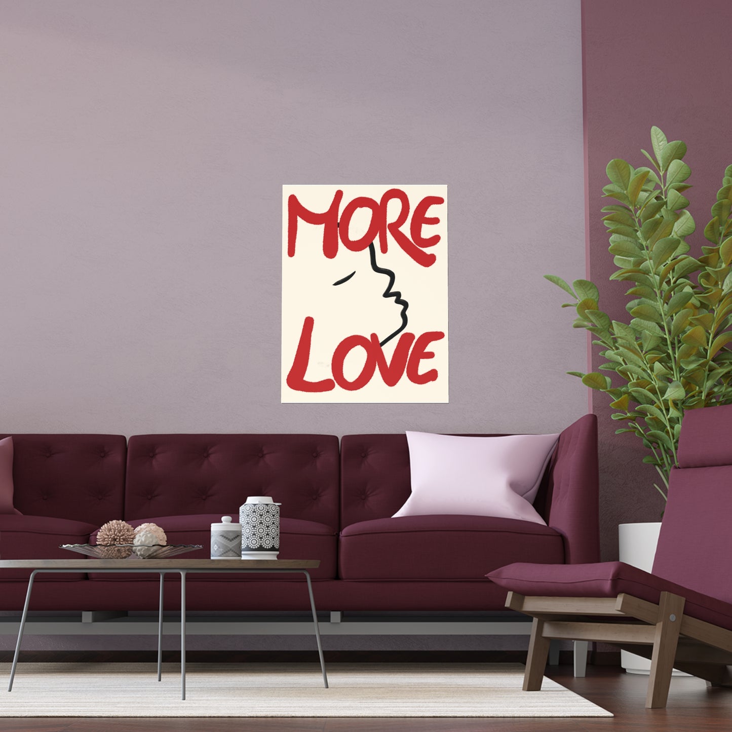 More Love Silk Poster