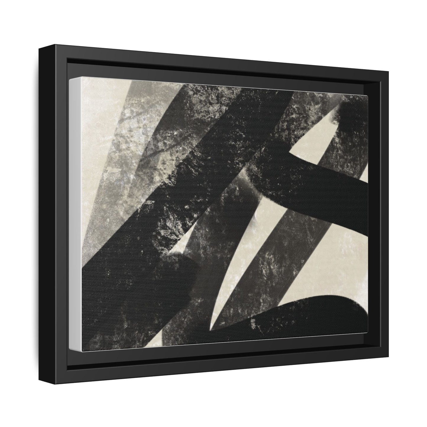 Modern Abstract Framed Canvas Art - Multi-Color Decorative Wall Decor