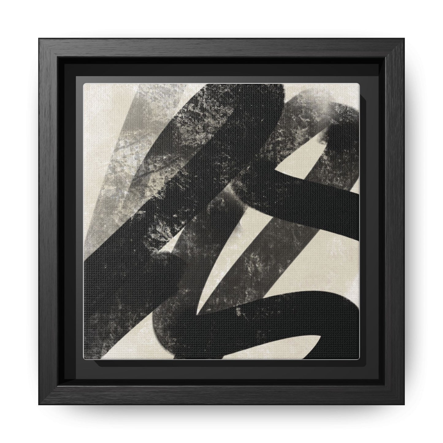 Modern Abstract Framed Canvas Art - Multi-Color Decorative Wall Decor