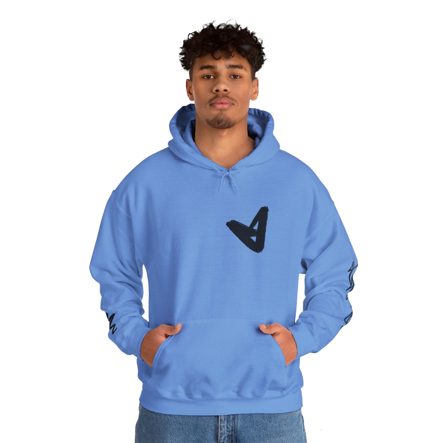 Black hart hoddie