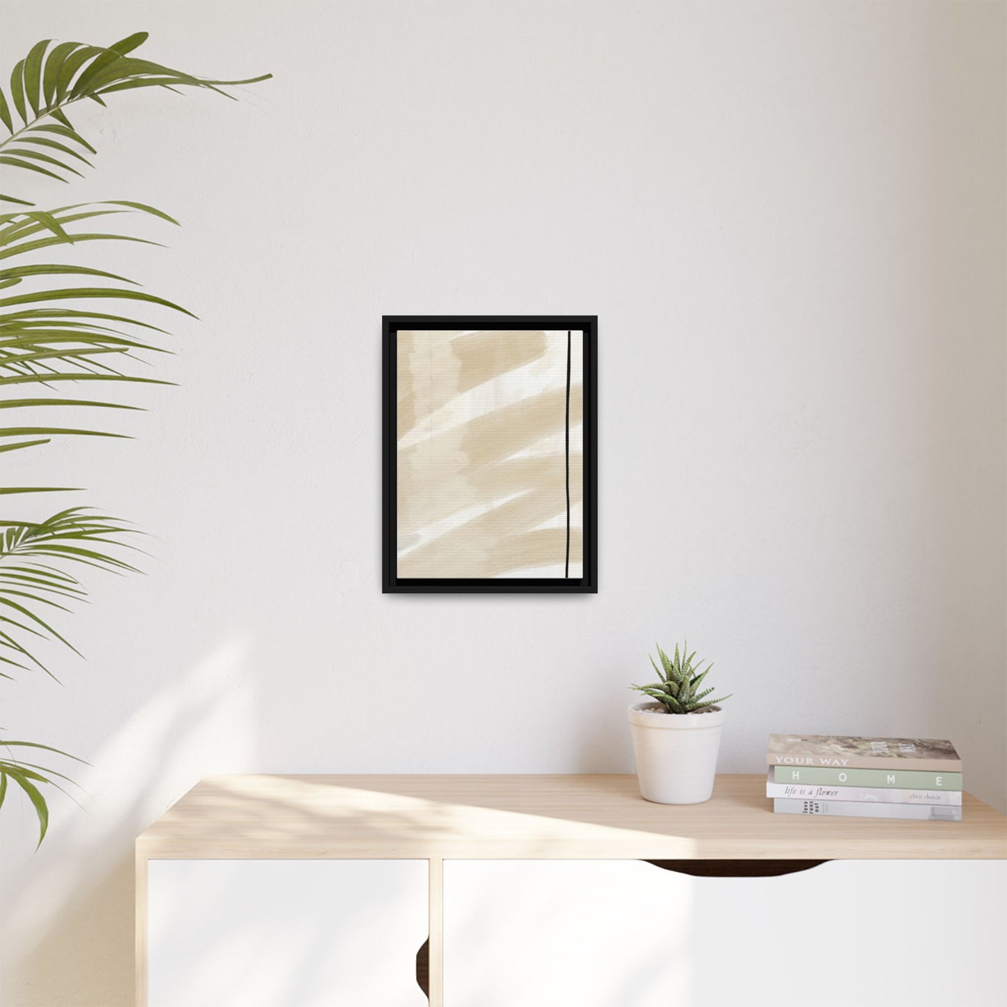 Modern Abstract Framed Canvas Art - Multi-color Wall Decor