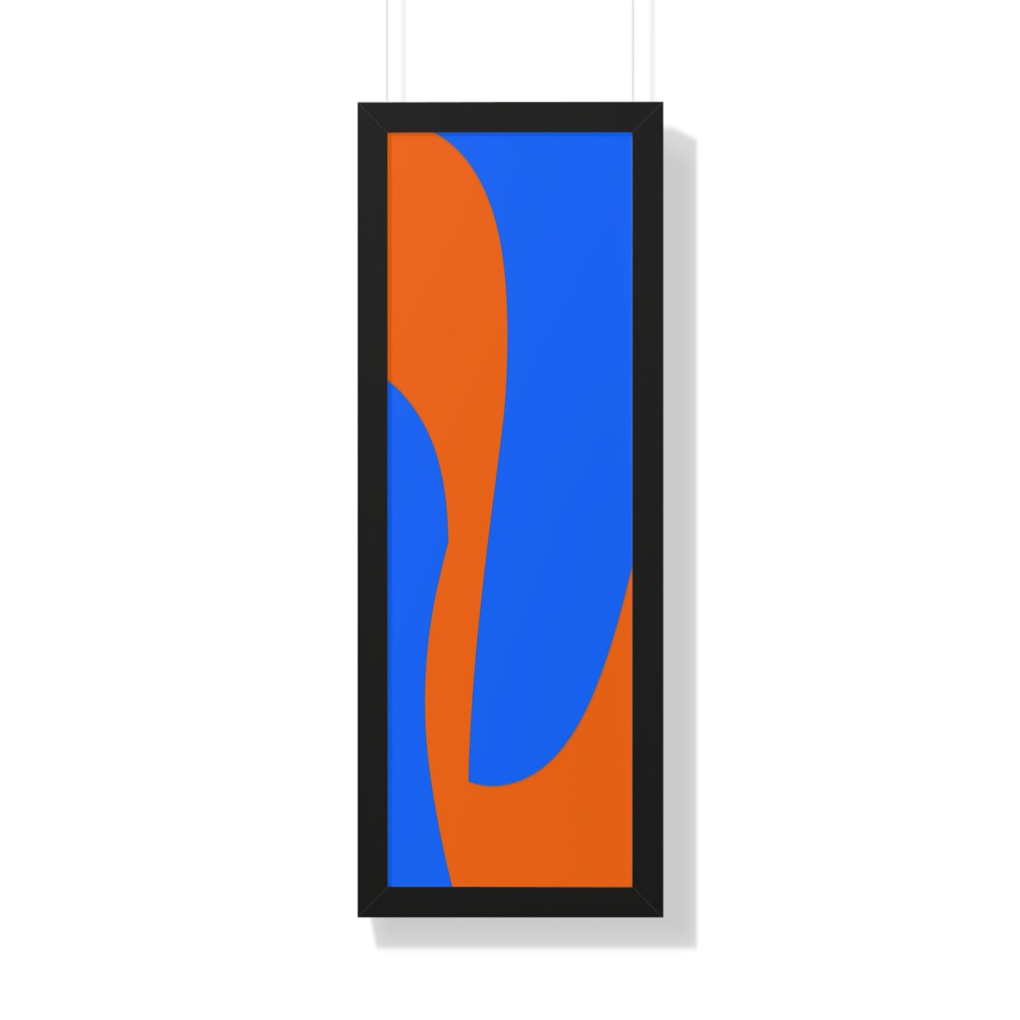 Orange and Blue Poster