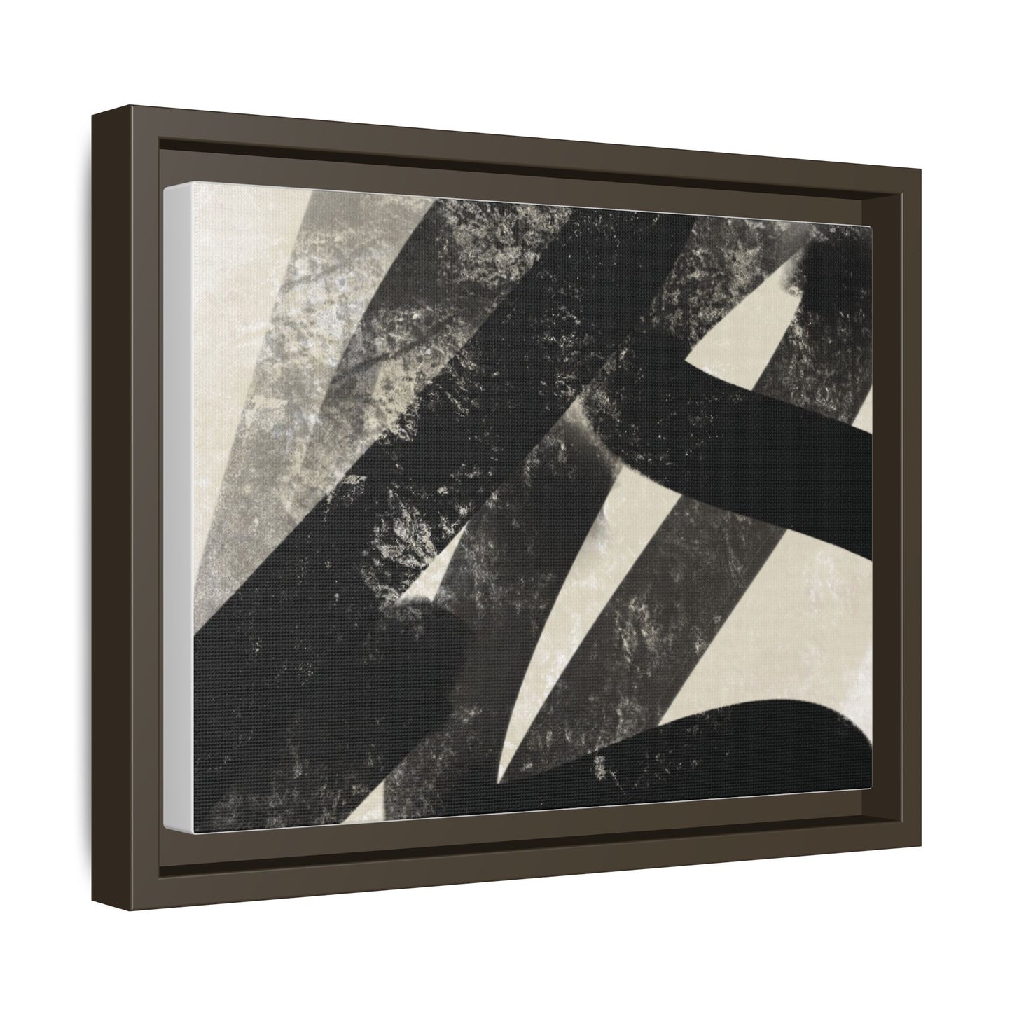Modern Abstract Framed Canvas Art - Multi-Color Decorative Wall Decor
