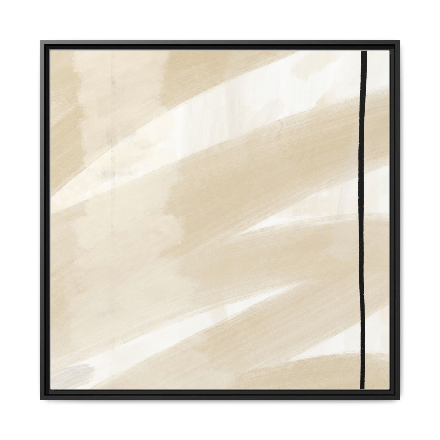 Modern Abstract Framed Canvas Art - Multi-color Wall Decor