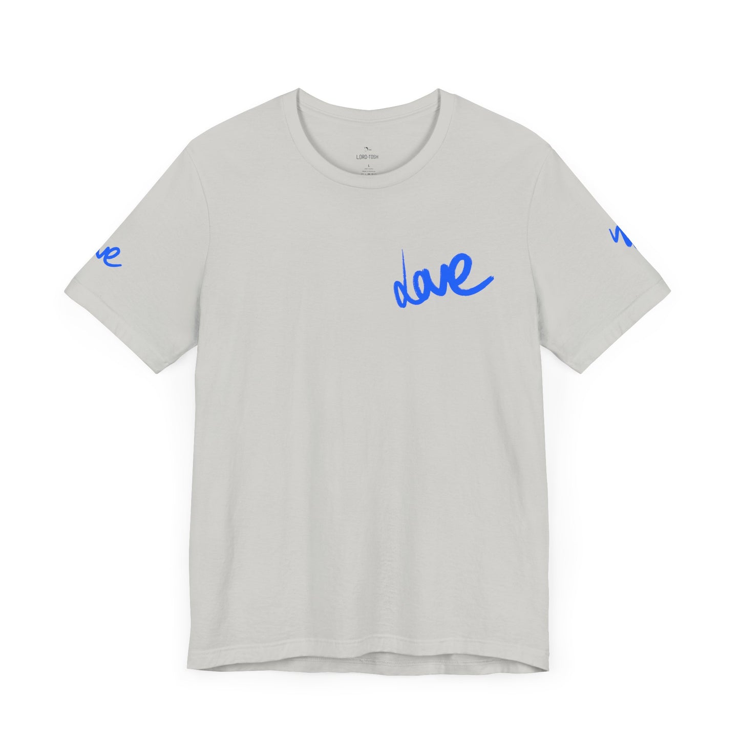 Casual Unisex Tee - Stylish 'dave' Graphic Short Sleeve Shirt