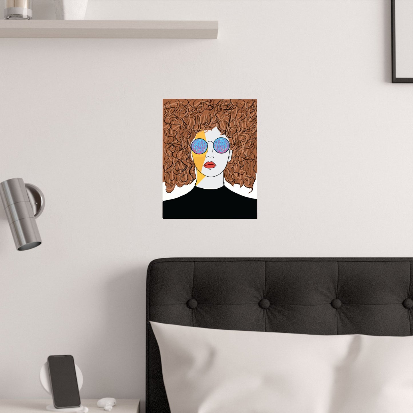 Retro Sunglasses Art Print poster