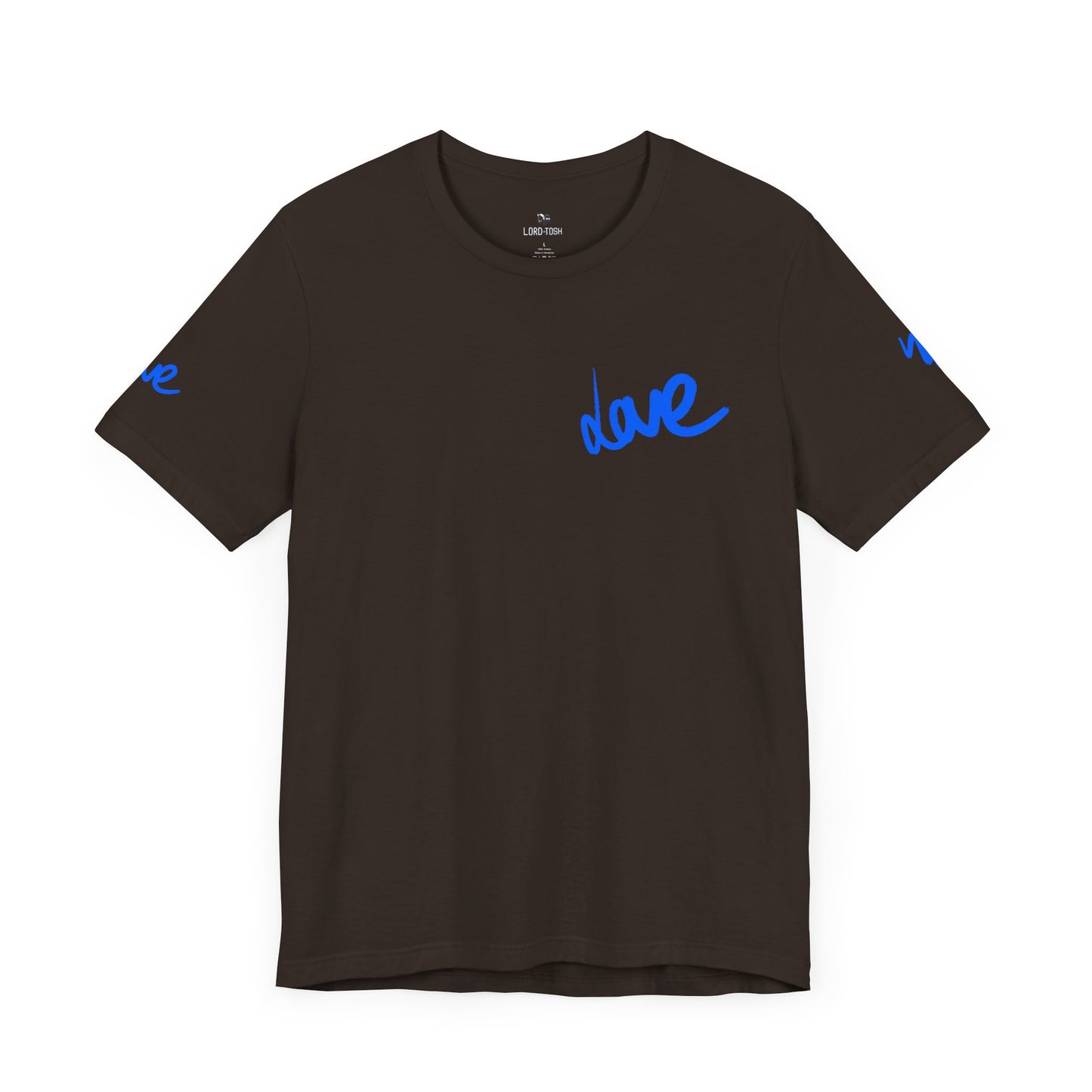 Casual Unisex Tee - Stylish 'dave' Graphic Short Sleeve Shirt
