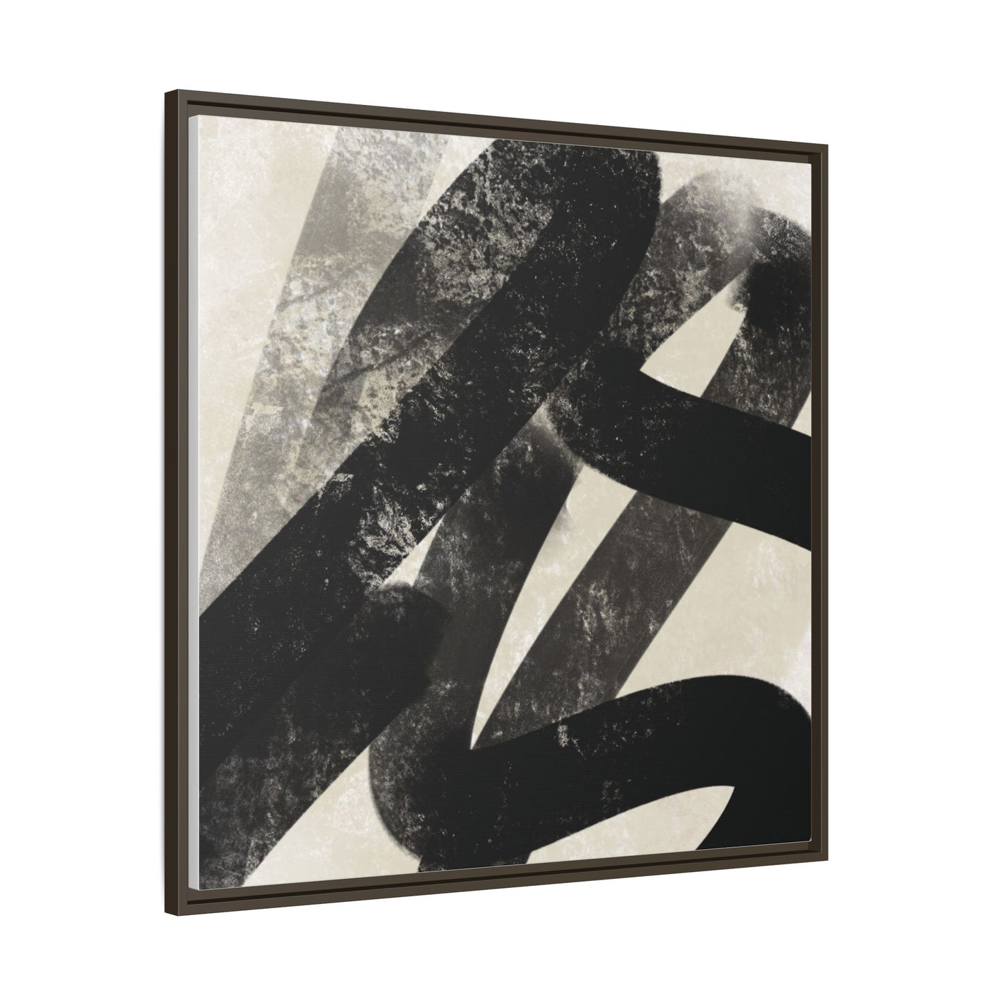 Modern Abstract Framed Canvas Art - Multi-Color Decorative Wall Decor