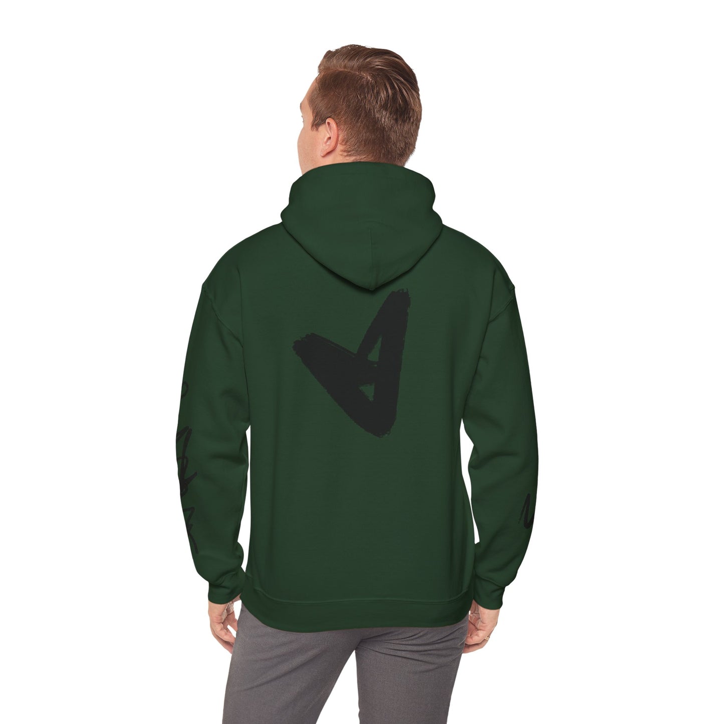 Black hart hoddie