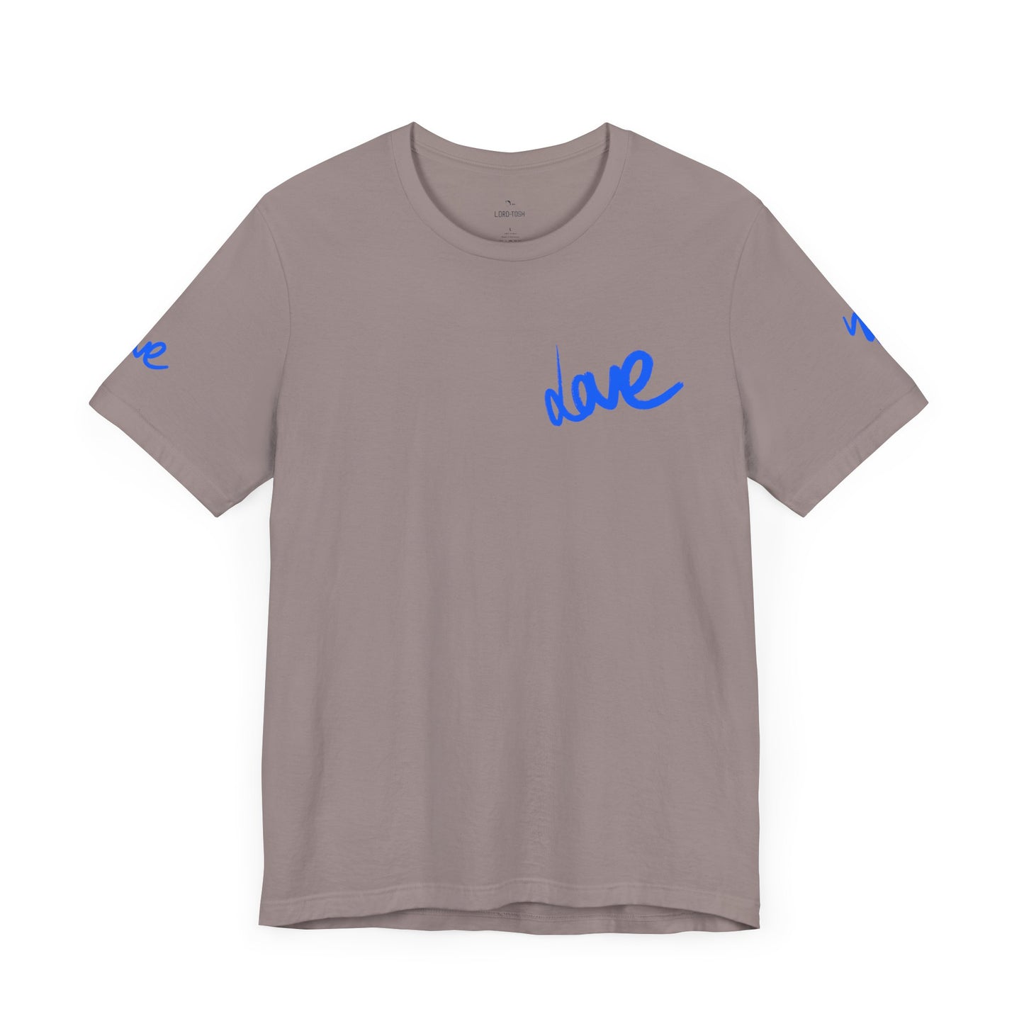 Casual Unisex Tee - Stylish 'dave' Graphic Short Sleeve Shirt