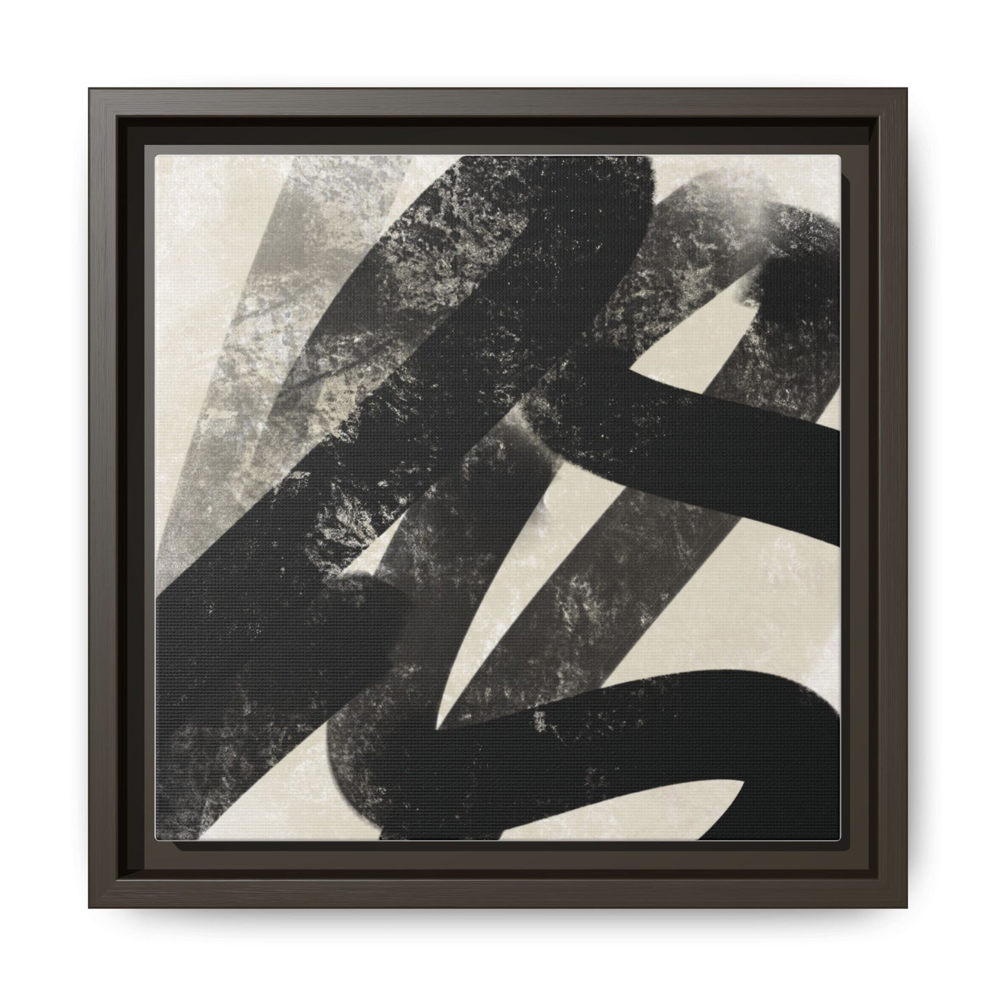 Modern Abstract Framed Canvas Art - Multi-Color Decorative Wall Decor