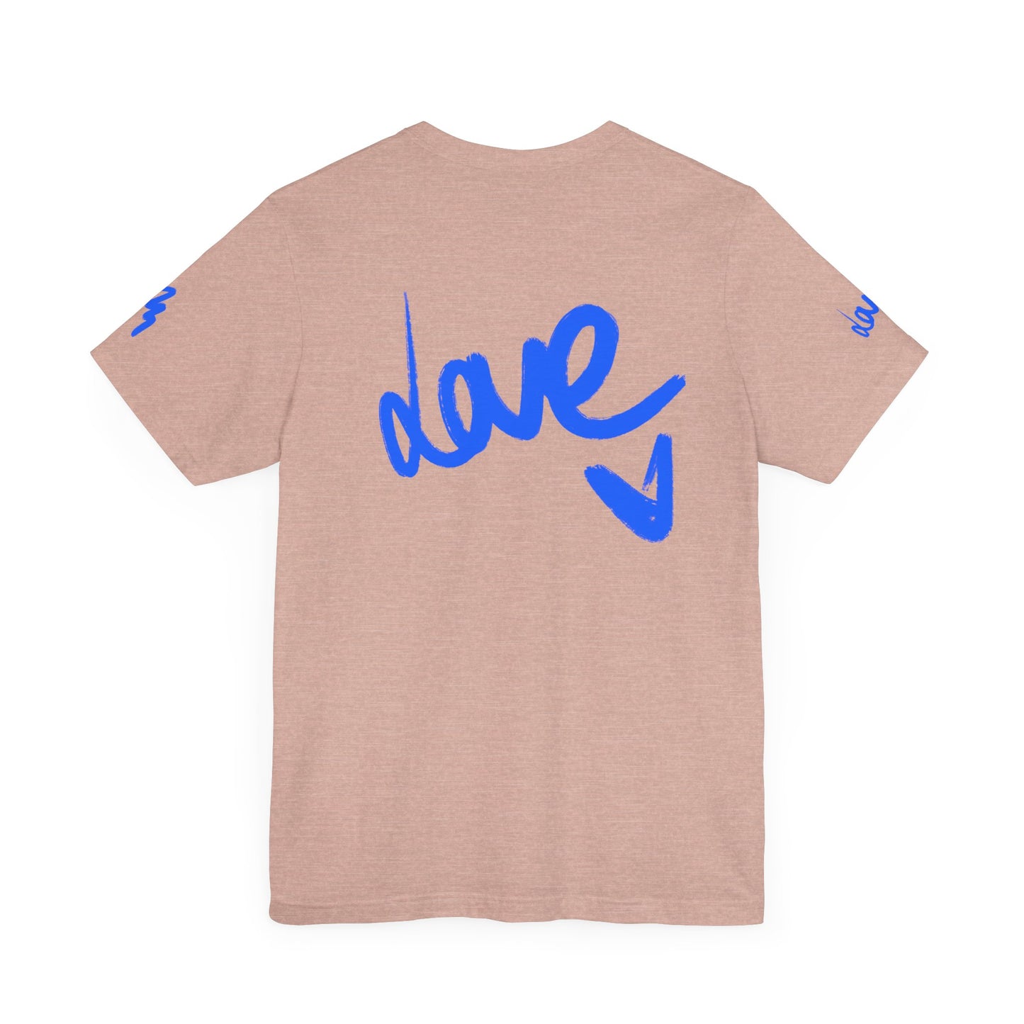 Casual Unisex Tee - Stylish 'dave' Graphic Short Sleeve Shirt