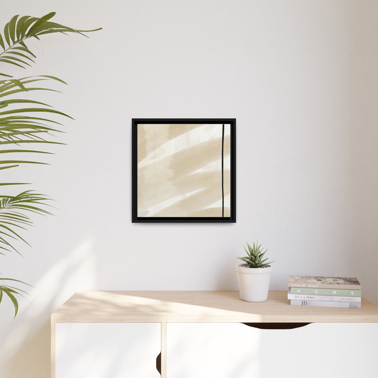 Modern Abstract Framed Canvas Art - Multi-color Wall Decor