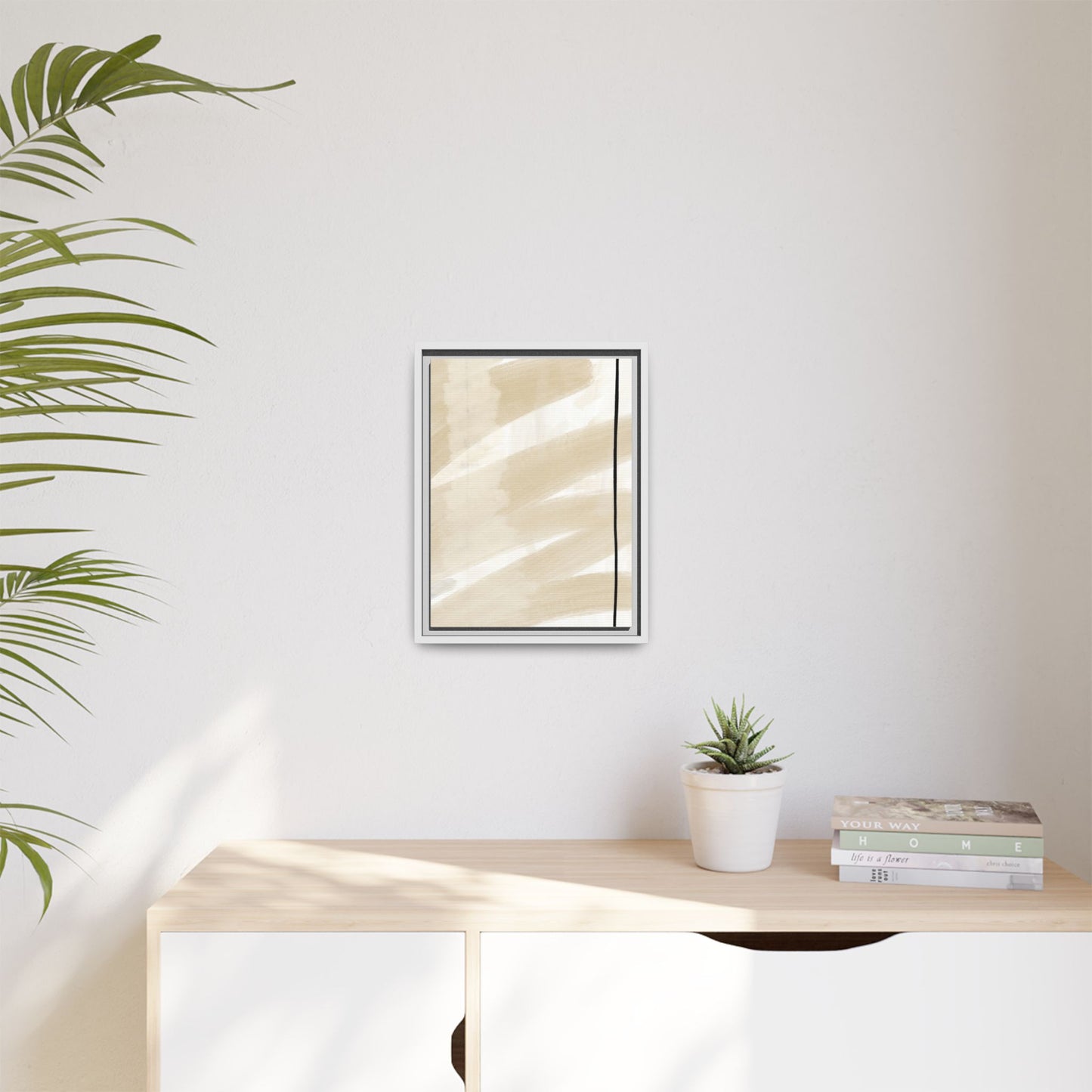 Modern Abstract Framed Canvas Art - Multi-color Wall Decor