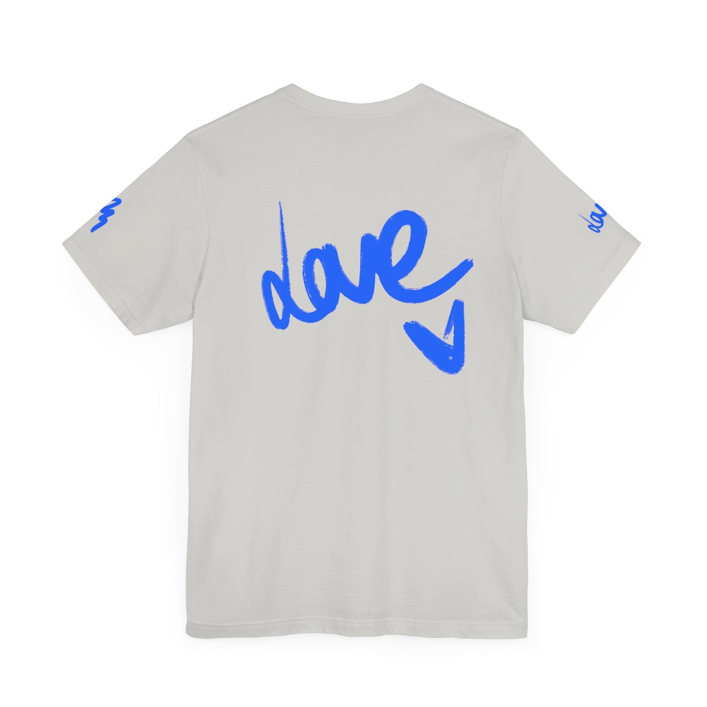 Casual Unisex Tee - Stylish 'dave' Graphic Short Sleeve Shirt