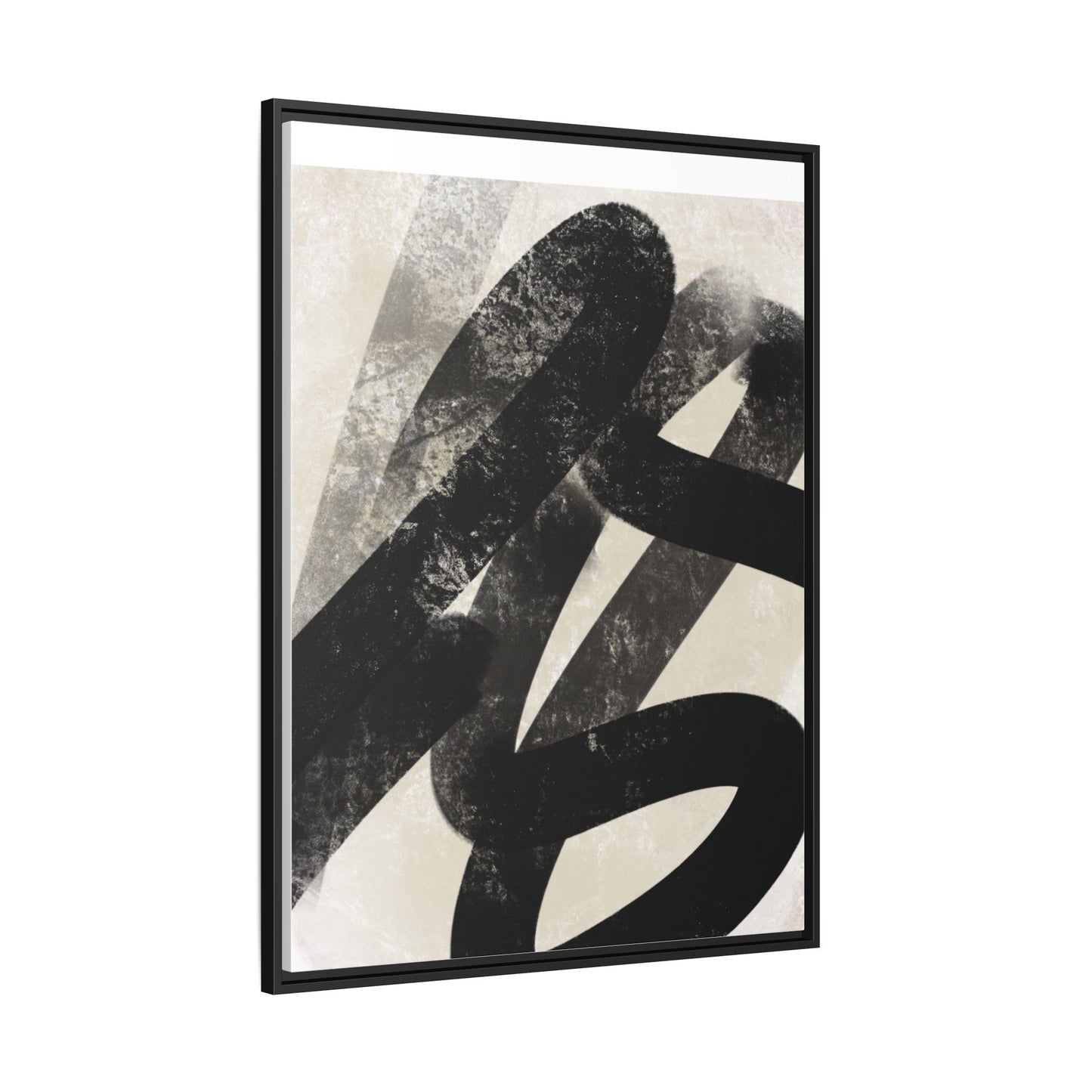 Modern Abstract Framed Canvas Art - Multi-Color Decorative Wall Decor