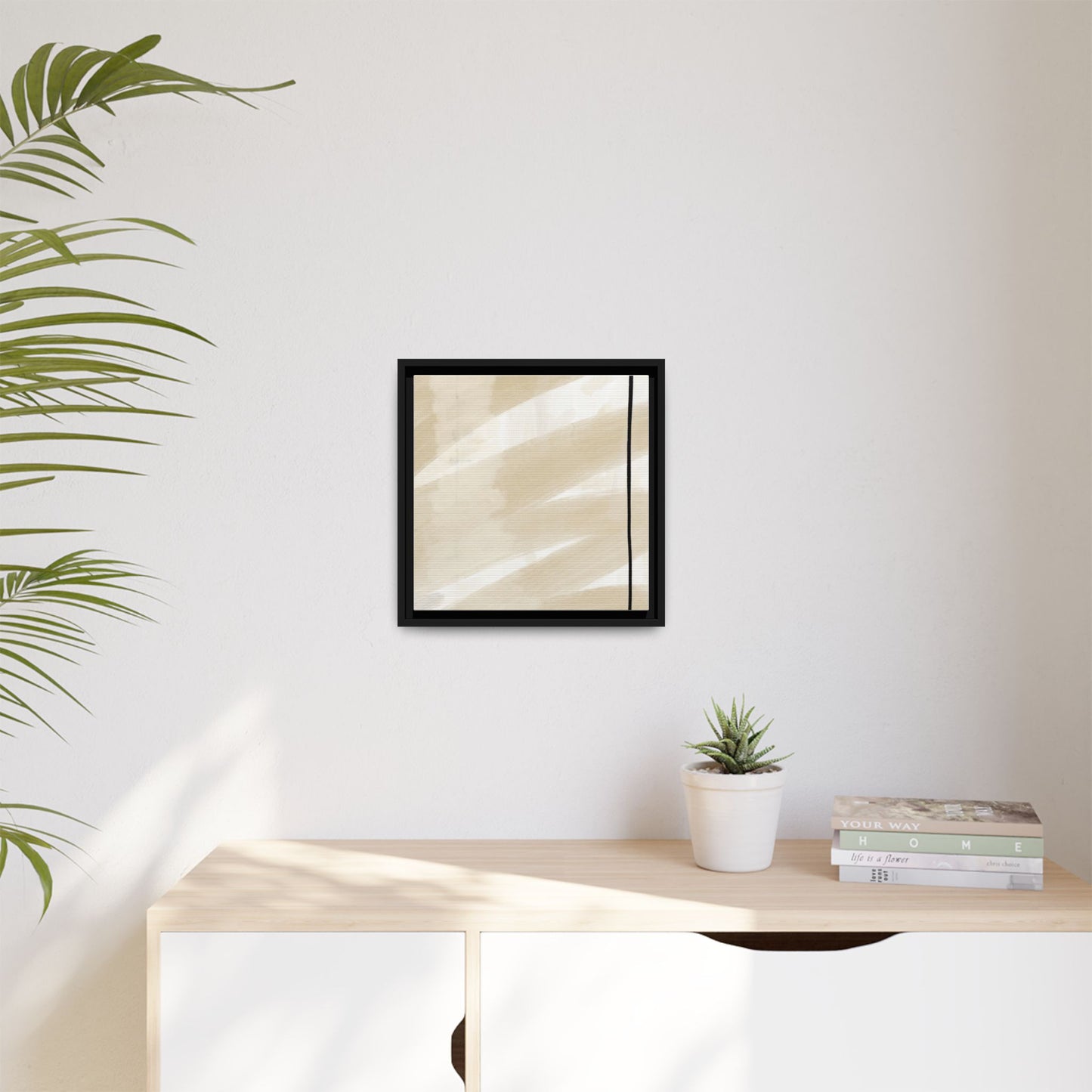 Modern Abstract Framed Canvas Art - Multi-color Wall Decor