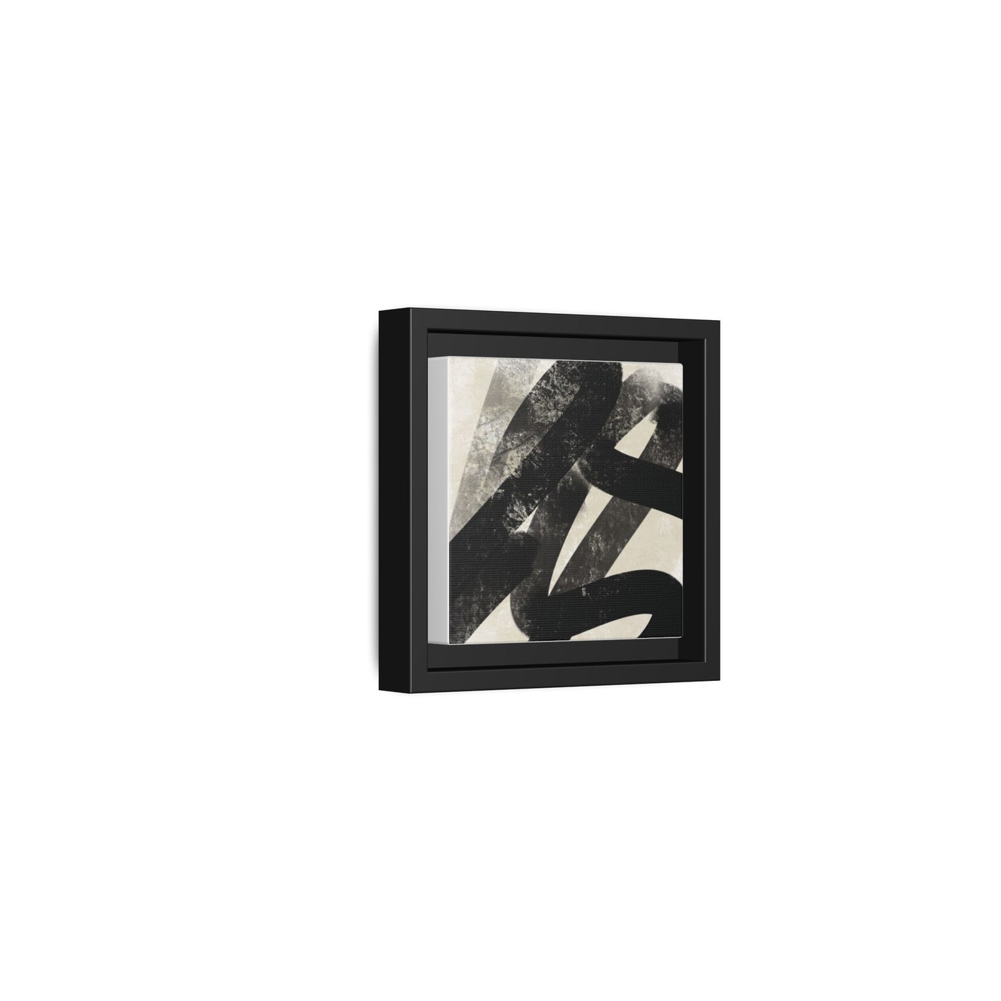 Modern Abstract Framed Canvas Art - Multi-Color Decorative Wall Decor