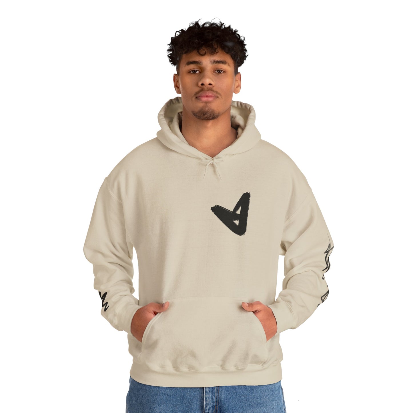 Black hart hoddie