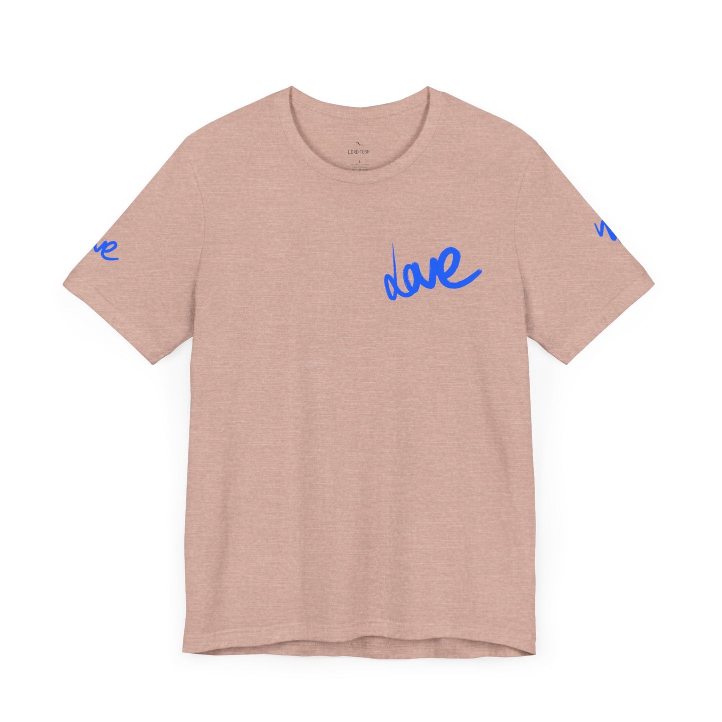 Casual Unisex Tee - Stylish 'dave' Graphic Short Sleeve Shirt