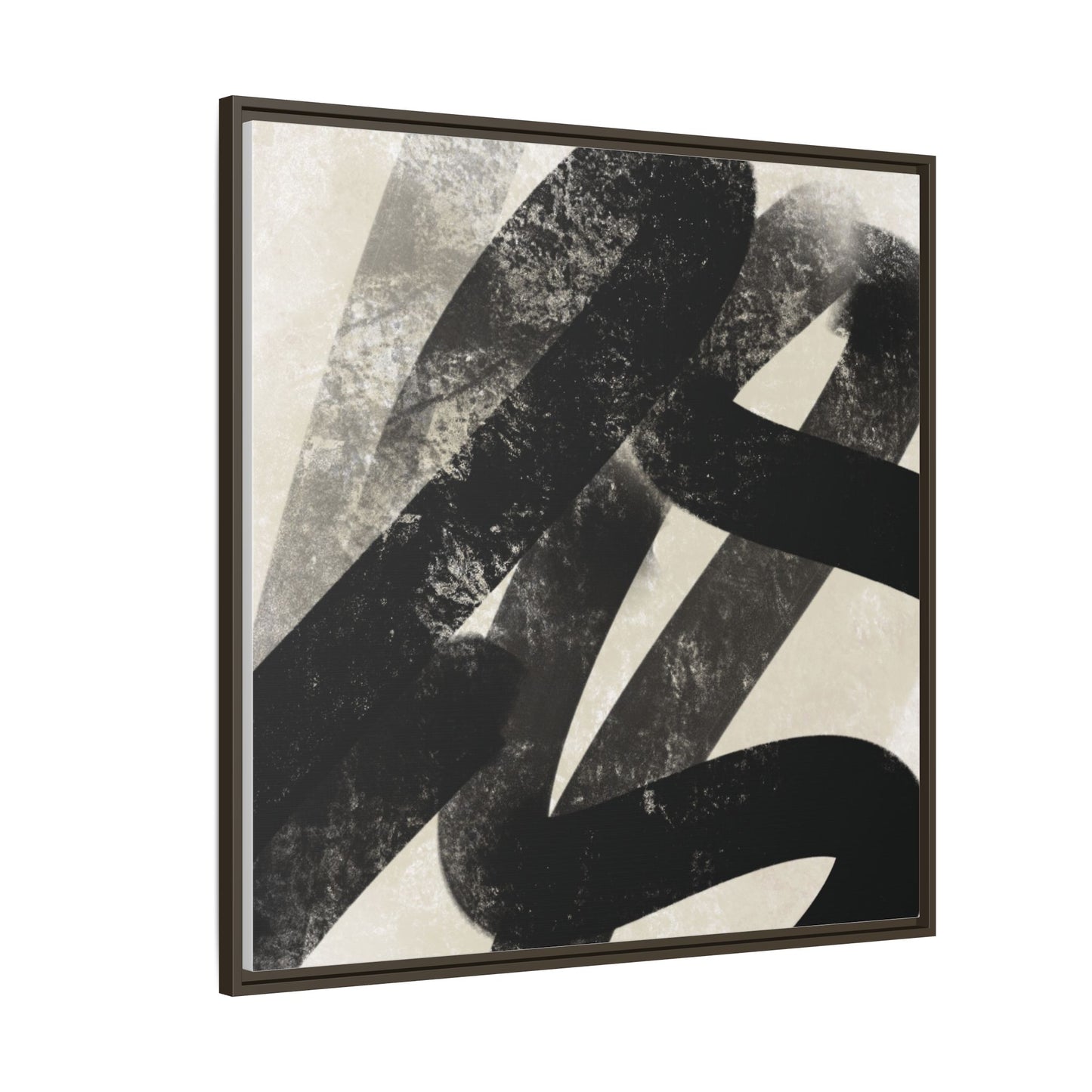 Modern Abstract Framed Canvas Art - Multi-Color Decorative Wall Decor