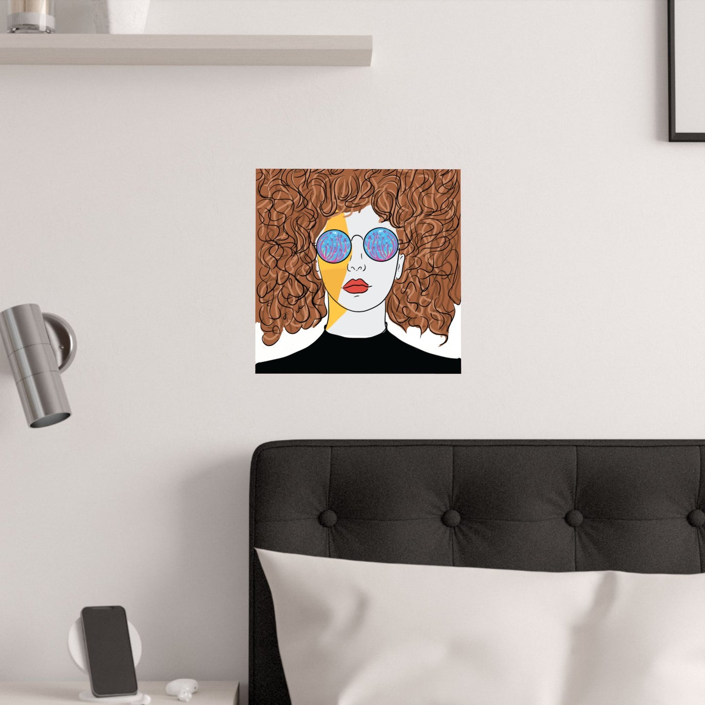 Retro Sunglasses Art Print poster