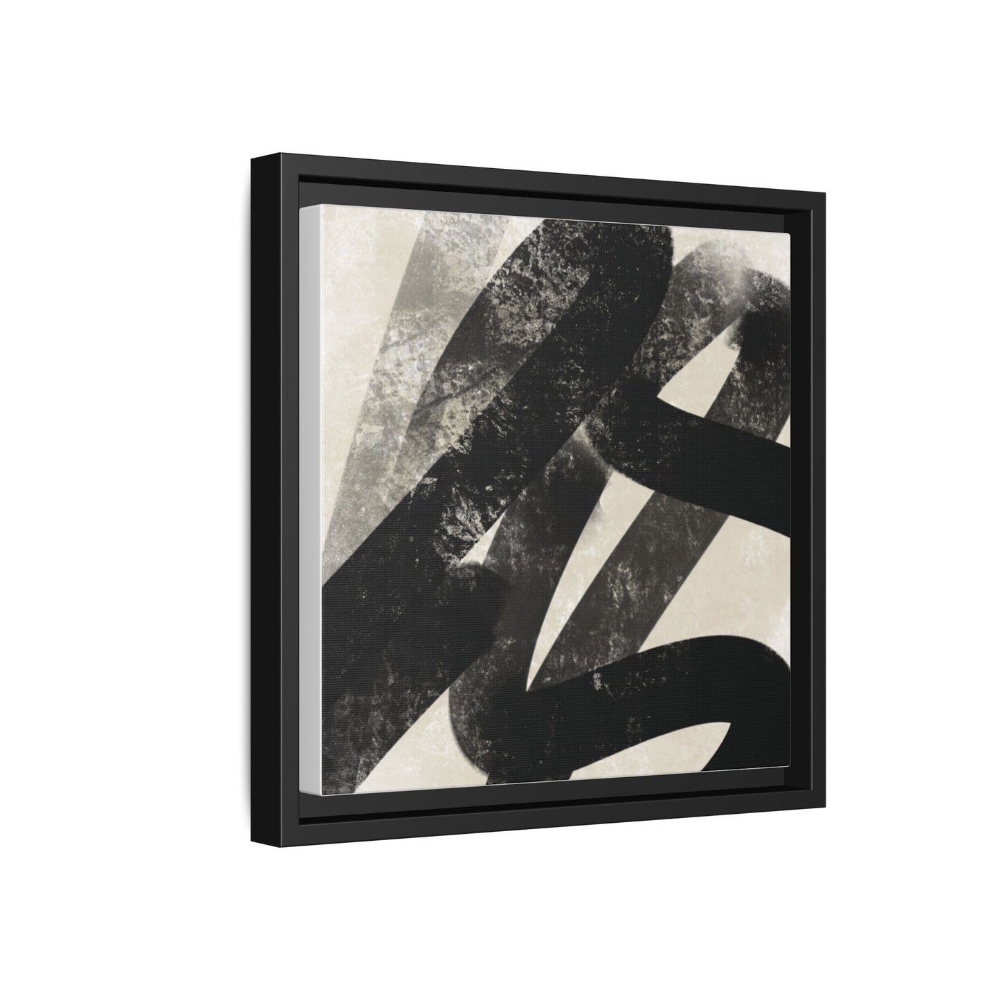 Modern Abstract Framed Canvas Art - Multi-Color Decorative Wall Decor