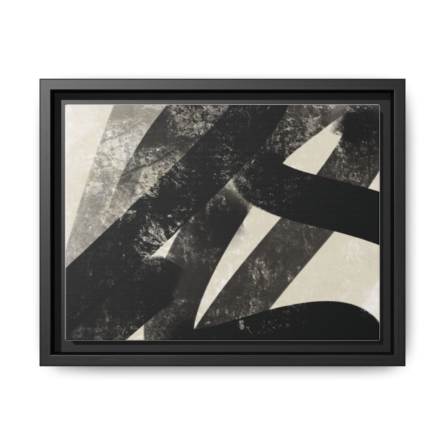 Modern Abstract Framed Canvas Art - Multi-Color Decorative Wall Decor