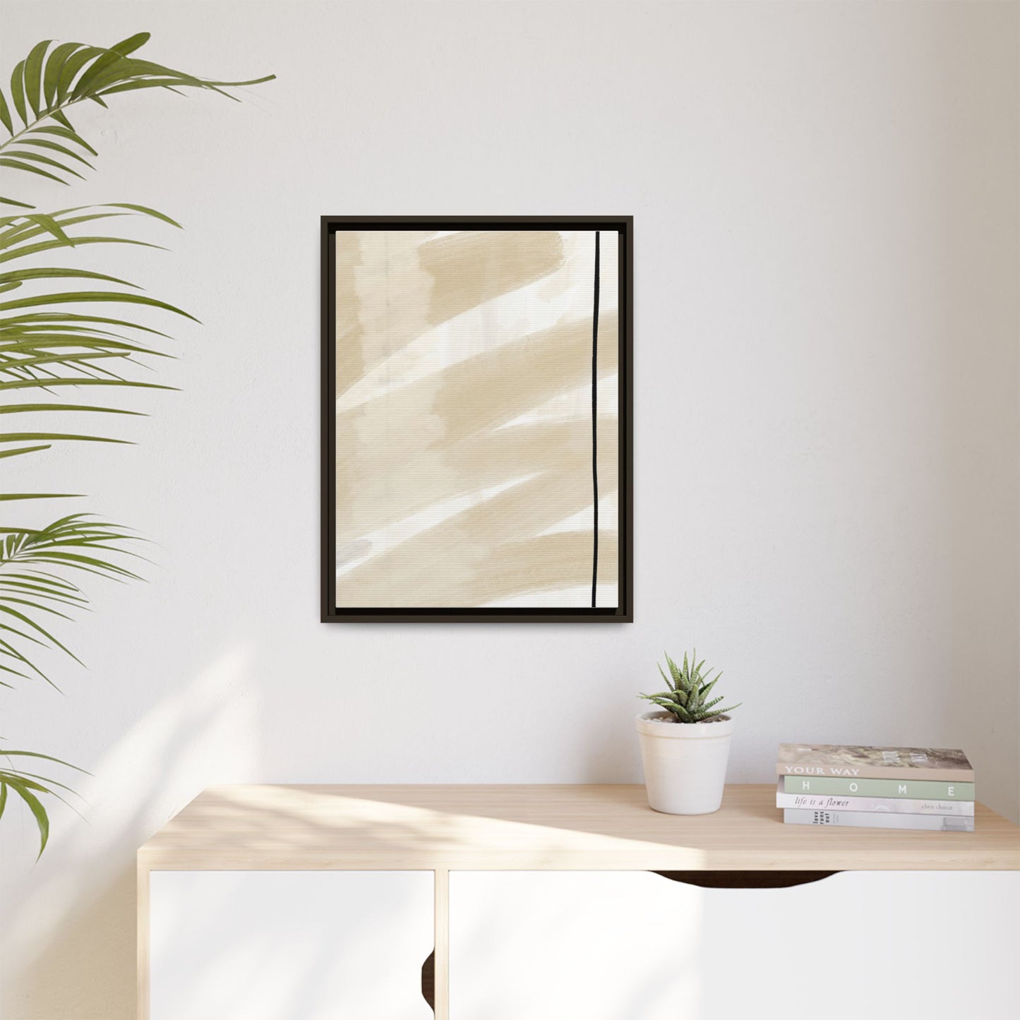 Modern Abstract Framed Canvas Art - Multi-color Wall Decor