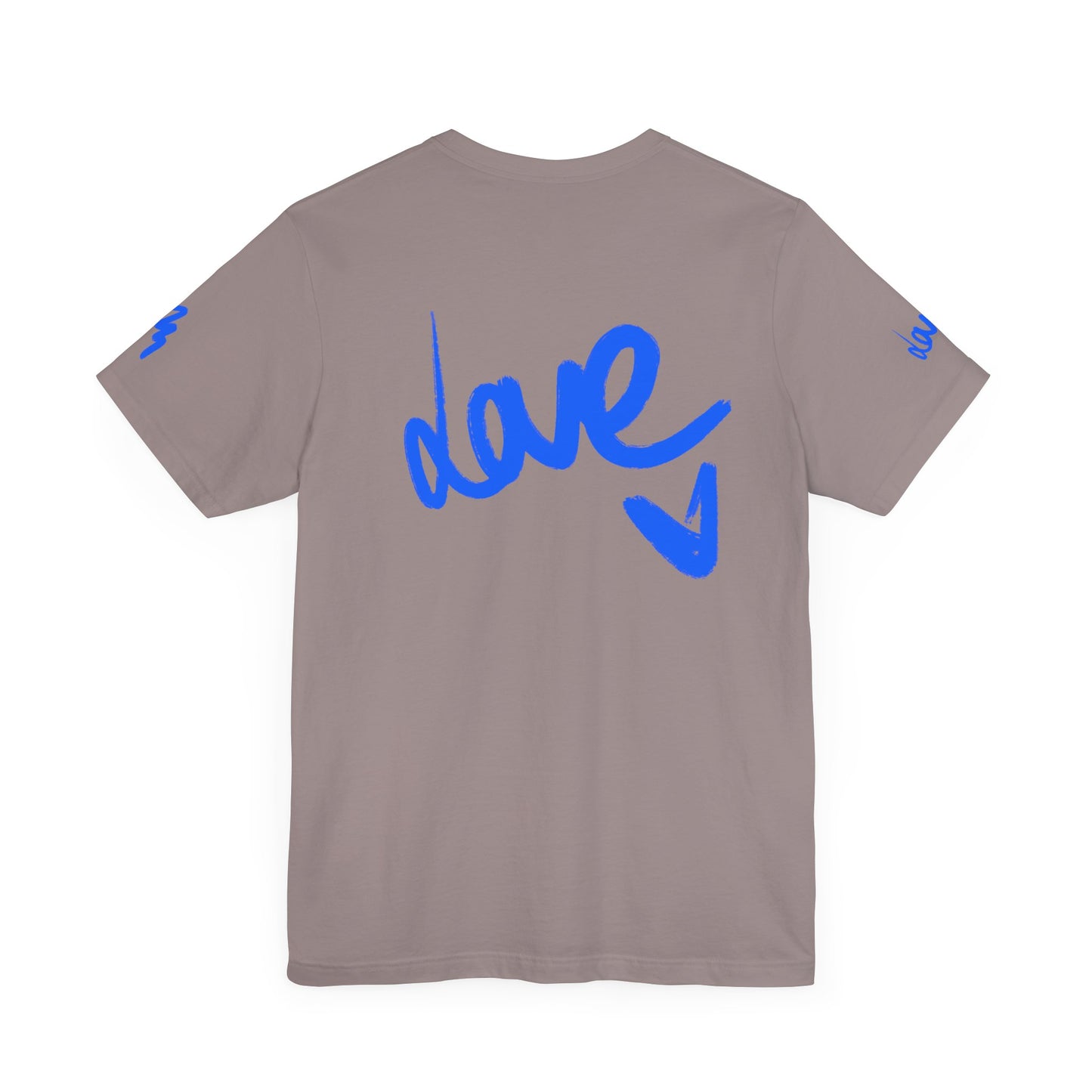 Casual Unisex Tee - Stylish 'dave' Graphic Short Sleeve Shirt