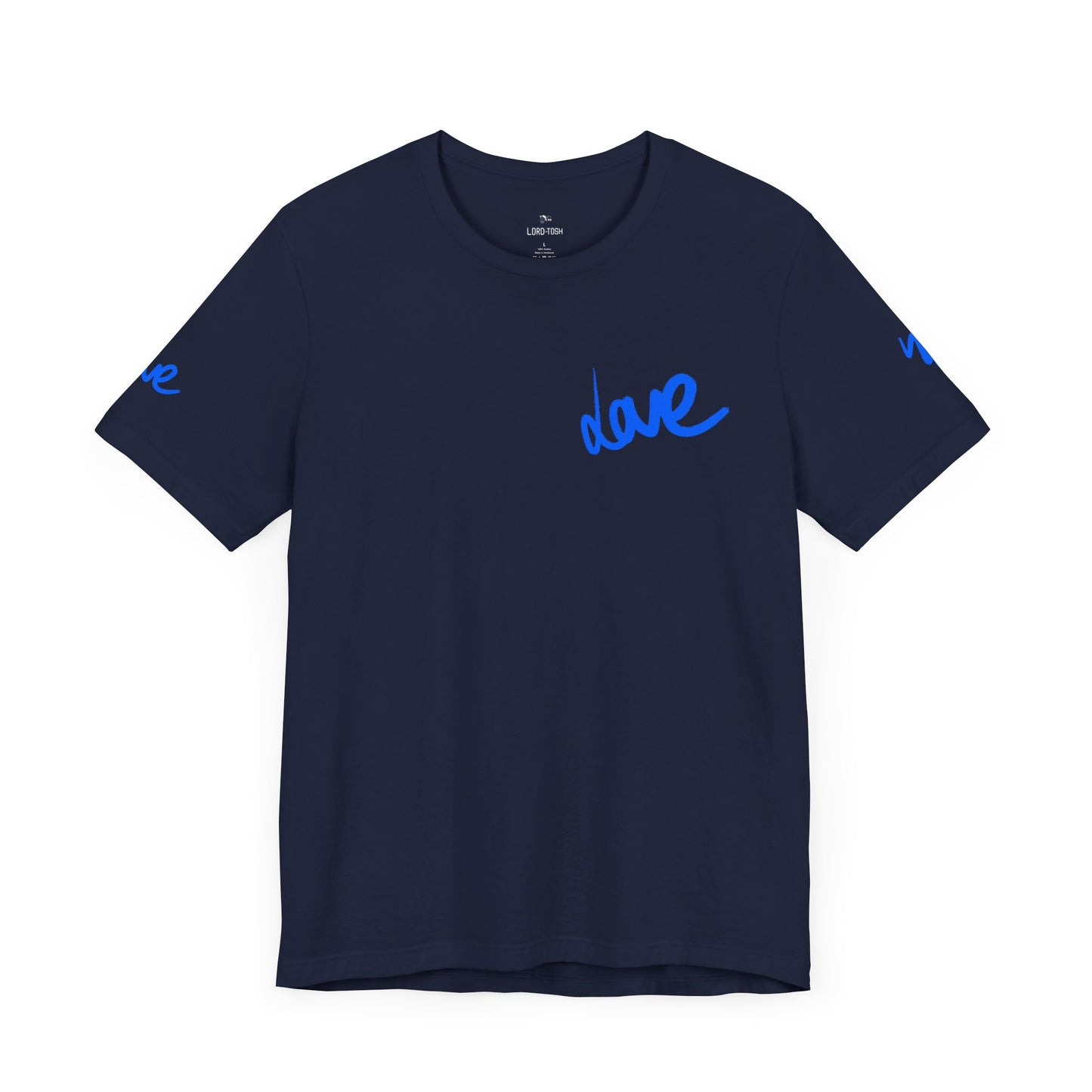 Casual Unisex Tee - Stylish 'dave' Graphic Short Sleeve Shirt