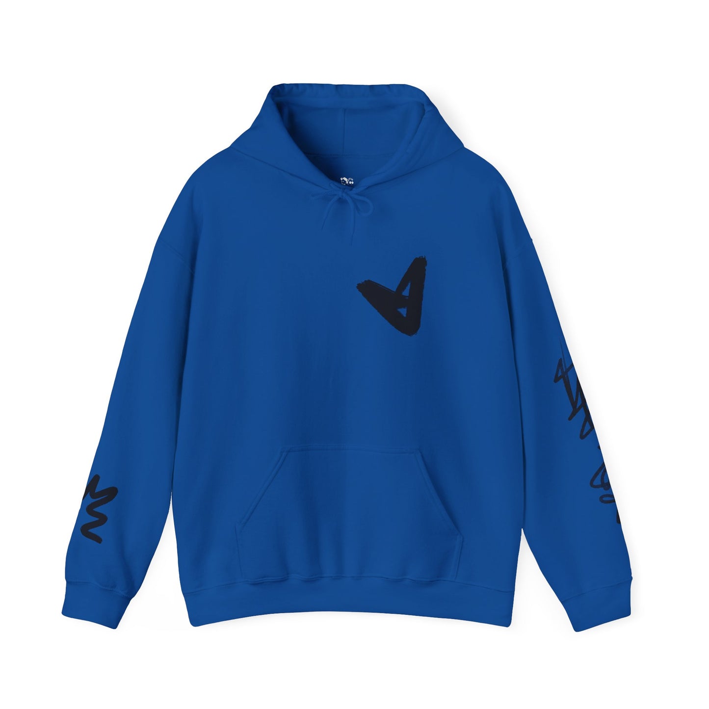 Black hart hoddie
