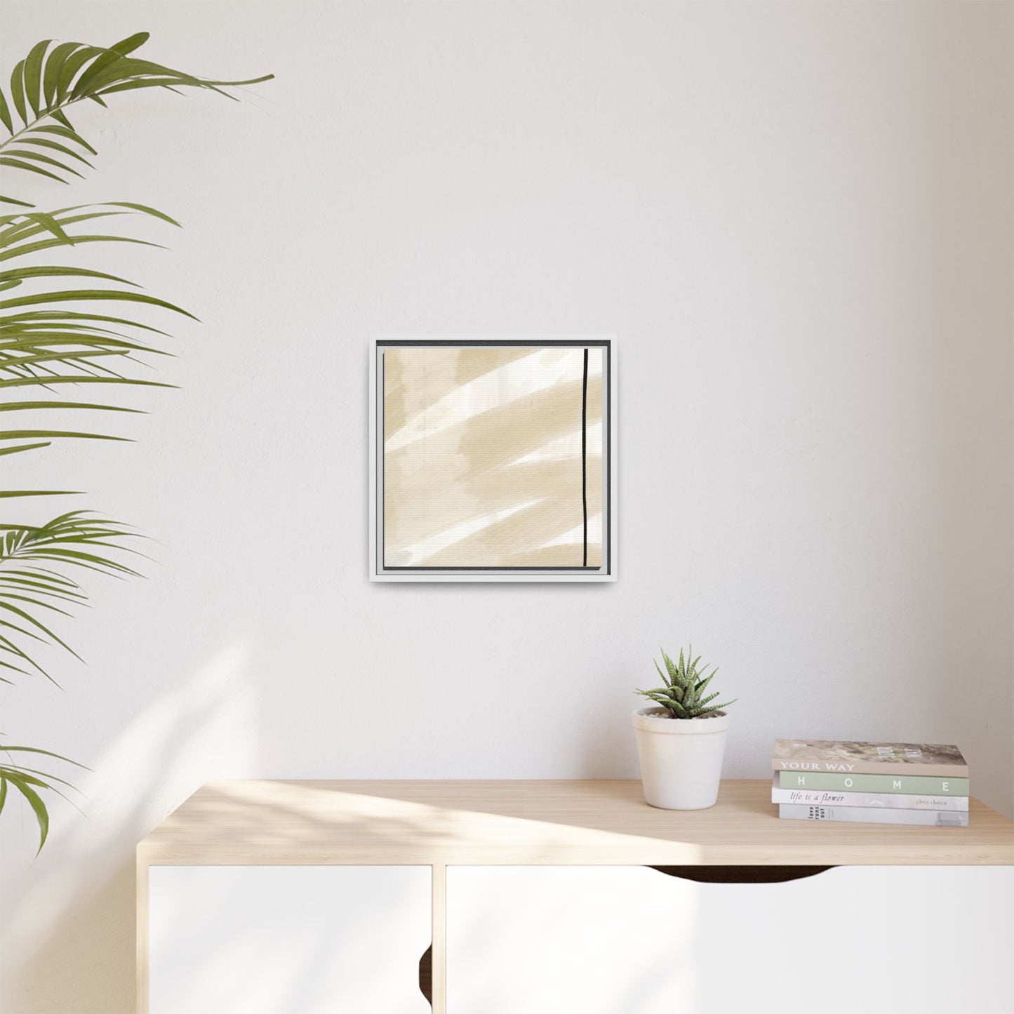 Modern Abstract Framed Canvas Art - Multi-color Wall Decor