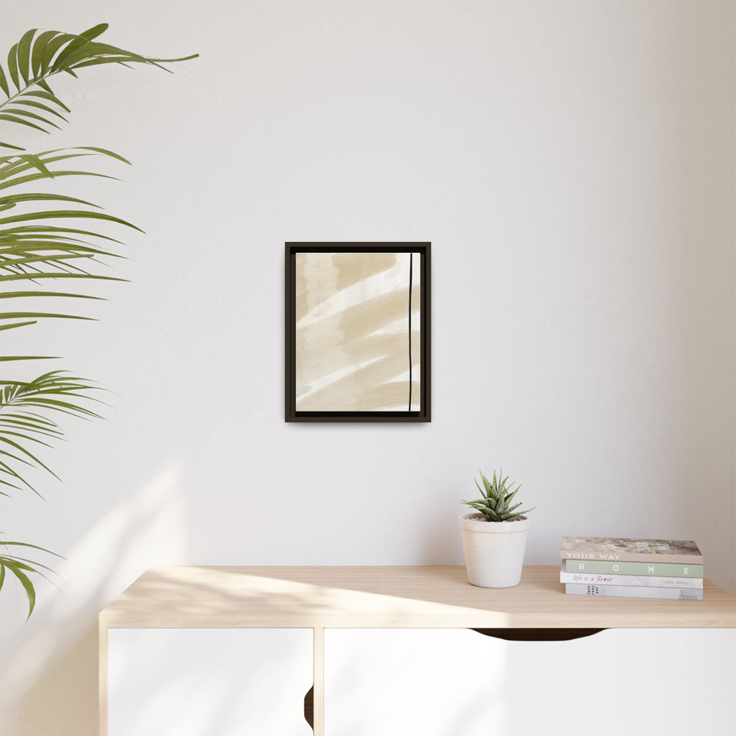 Modern Abstract Framed Canvas Art - Multi-color Wall Decor