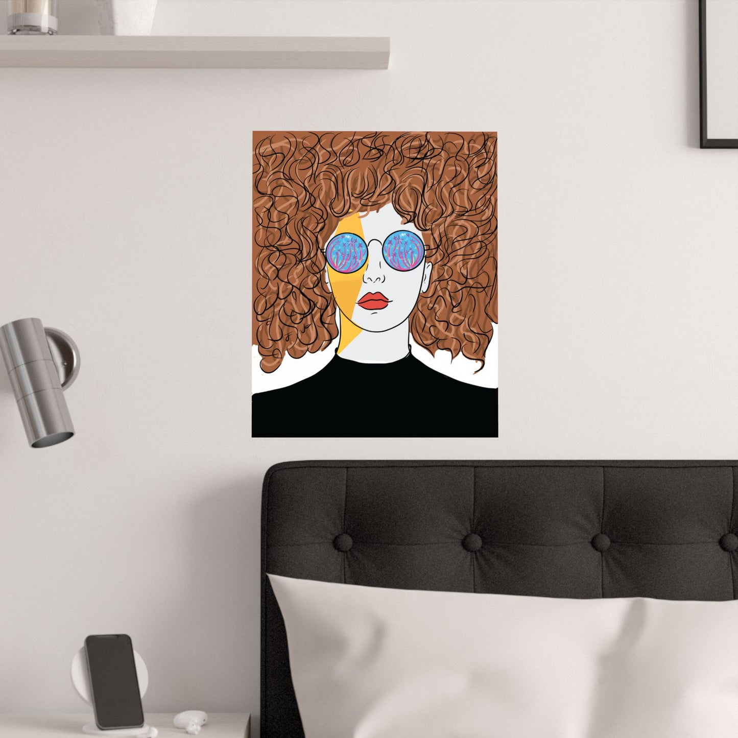 Retro Sunglasses Art Print poster