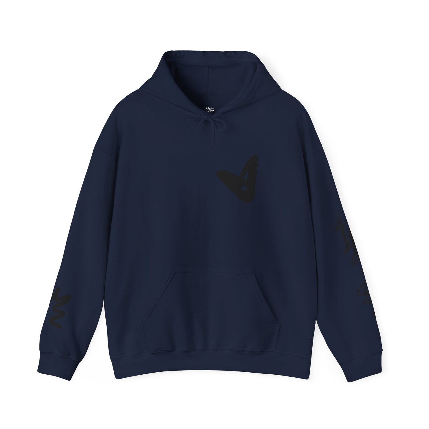 Black hart hoddie