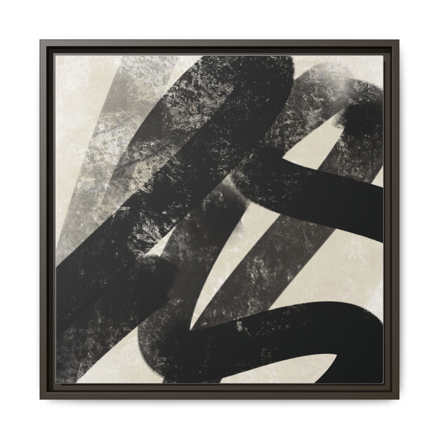 Modern Abstract Framed Canvas Art - Multi-Color Decorative Wall Decor